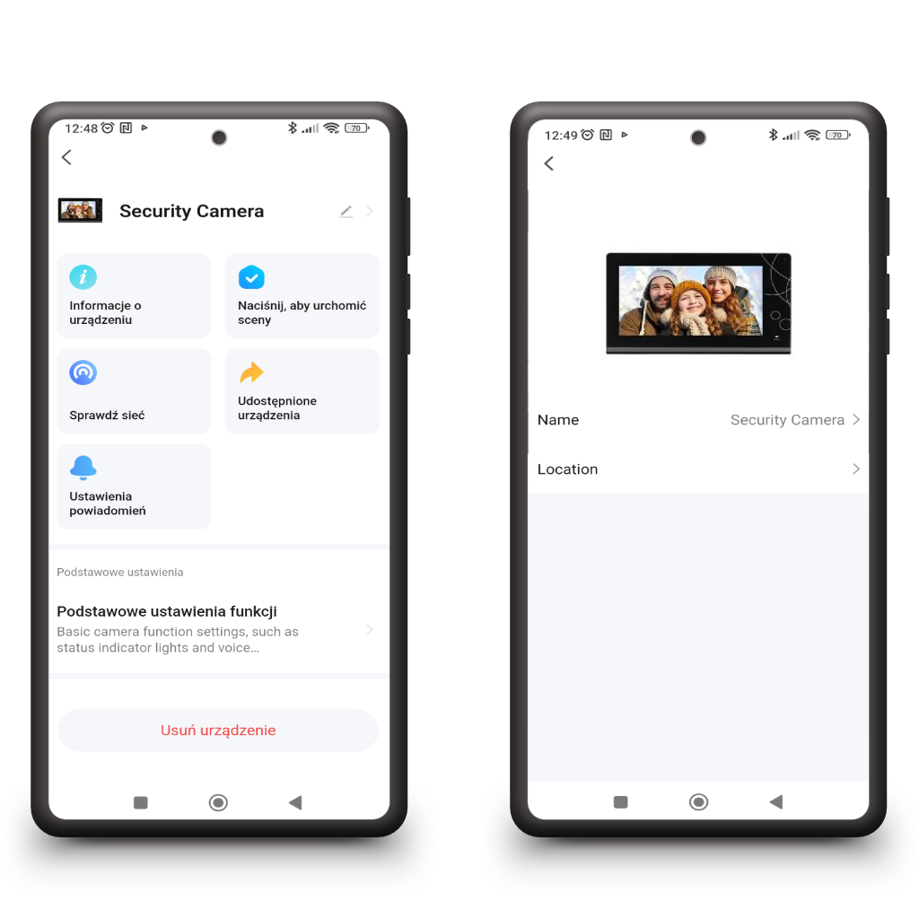 Wideodomofon WiFi FHD Tuya Ekran LCD POE Czujnik Ruchu IR Kamery IP RFID