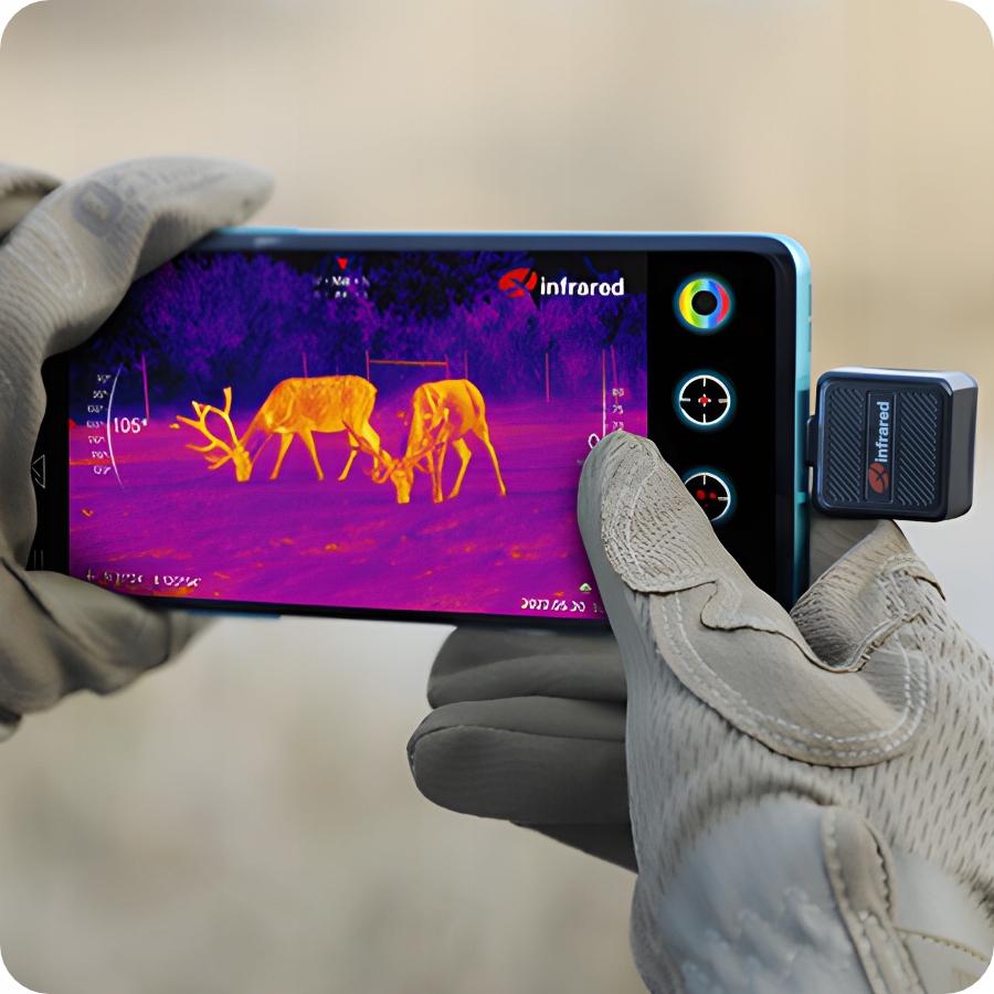 Kamera Termowizyjna InfiRay Xtherm T2L Statyw Laser Aplikacja Android USB C