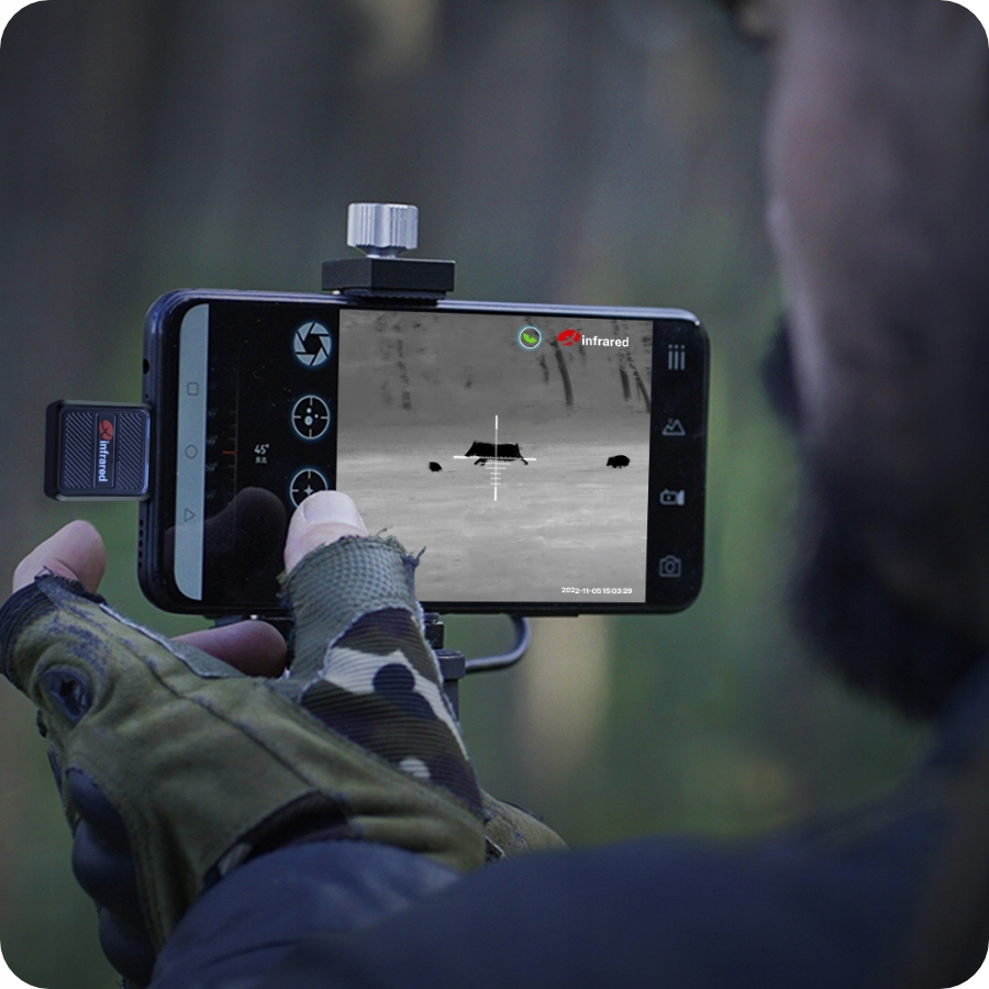 Kamera Termowizyjna InfiRay Xtherm T2L Statyw Laser Aplikacja Android USB C