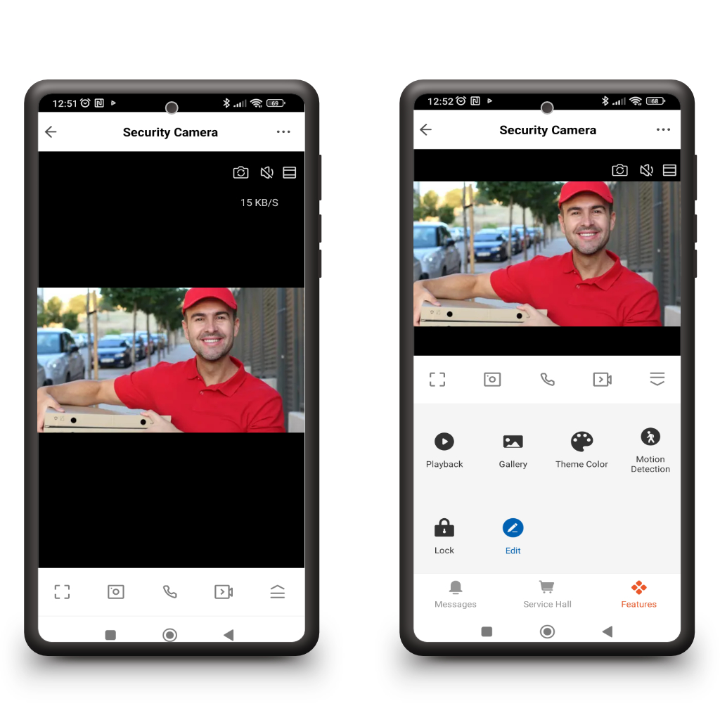 Wideodomofon WiFi FHD Tuya Ekran LCD POE Czujnik Ruchu IR Kamery IP RFID