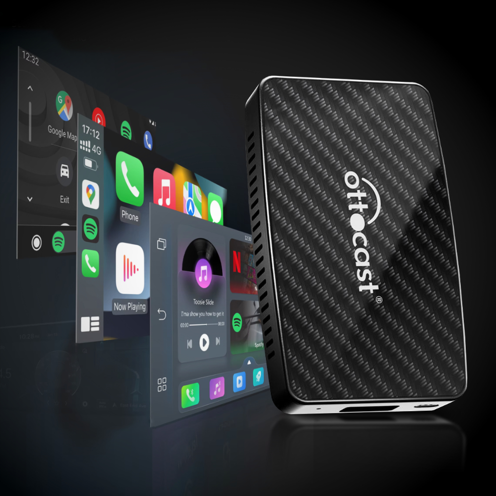 Bezprzewodowy Adapter Ottocast Play2Video Pro Android Auto CarPlay