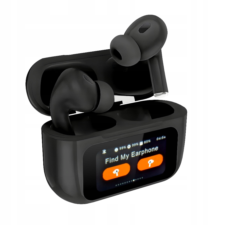 Słuchawki Bezprzewodowe Douszne Bluetooth ANC Redukcja Szumów LCD Buds