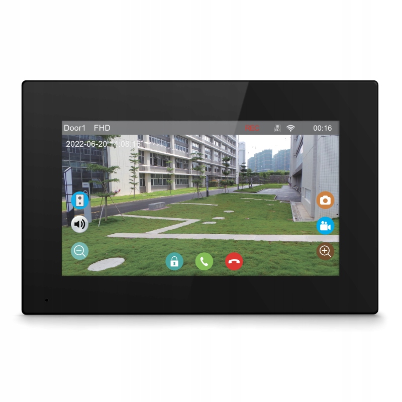 Wideodomofon WiFi UHD LCD Jednorodzinny Tuya RFID Kamery IP Detekcja Ruchu