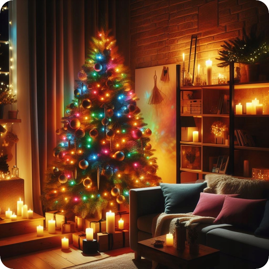 Lampki choinkowe LED Wi-Fi