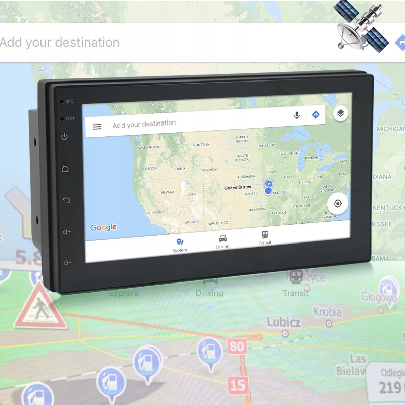 Radio Samochodowe 2DIN 7011S Android Nawigacja GPS LCD 7" Kamera Cofania