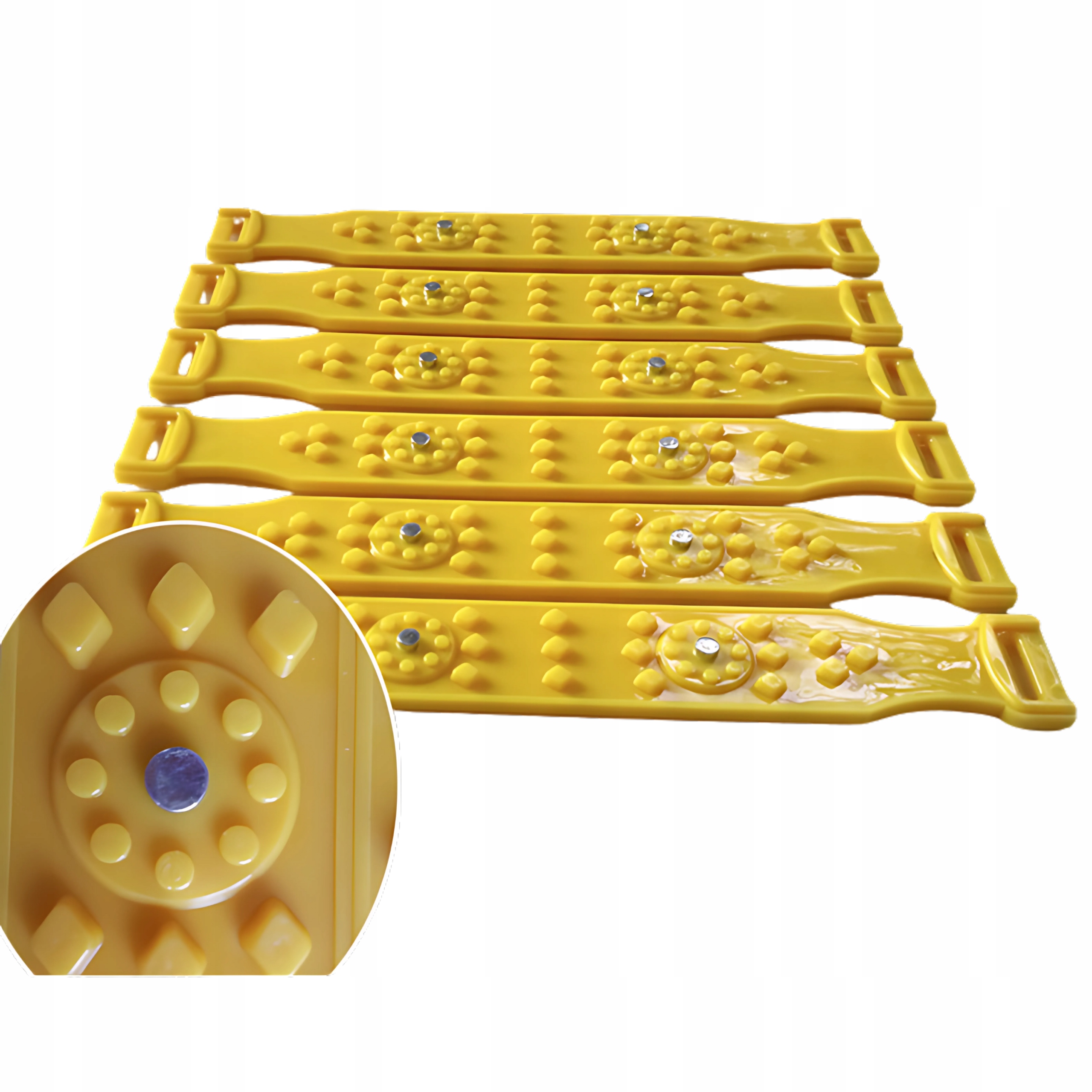 Łańcuchy Śniegowe Uniwersalne Opaski Na Koła Zimowe Antypoślizgowe Komplet