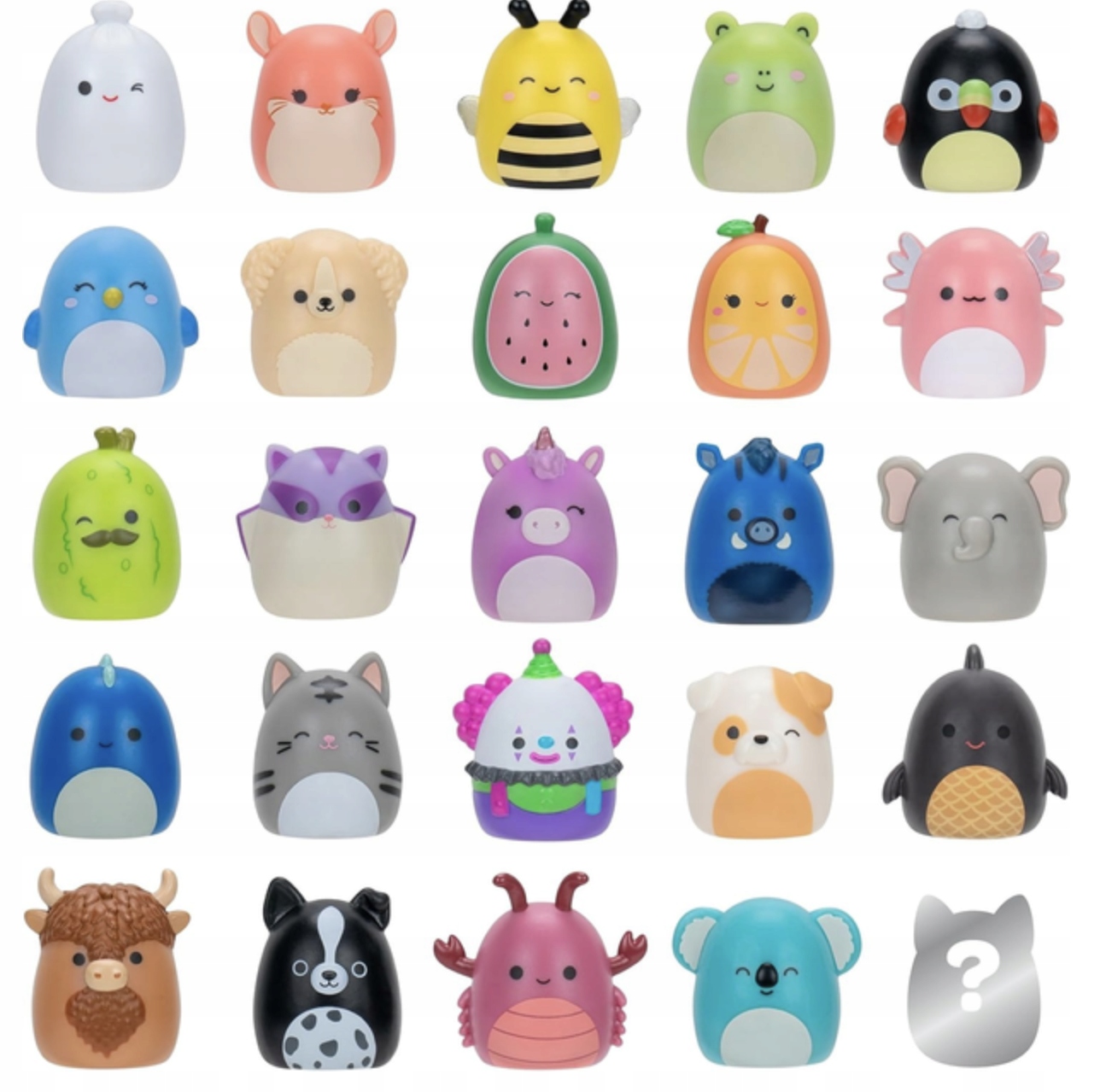SQUISHMALLOWS Zestaw Figurek Squish a longs 25 szt