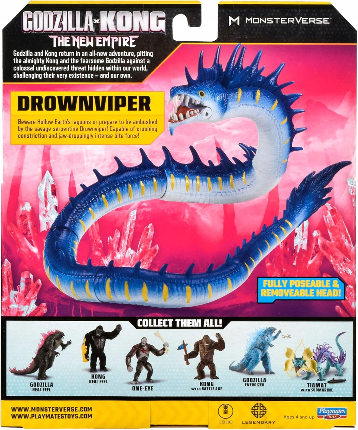 GODZILLA x KONG The New Empire – FIGURKA Drownviper 15 cm Kolekcjonerska