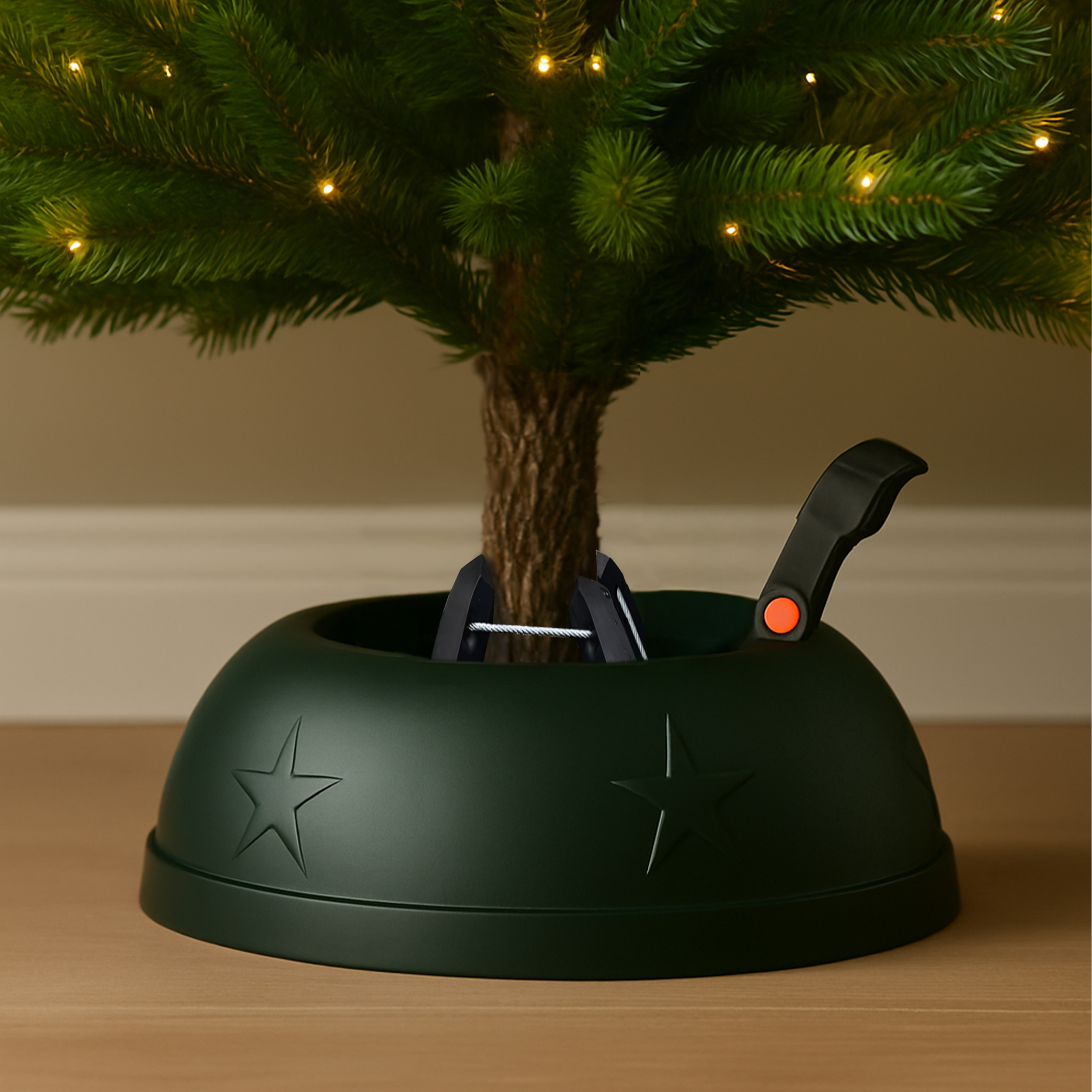 STOJAK POD CHOINKĘ ZIELONY STABILNY POJEMNIK NA WODĘ 1 L