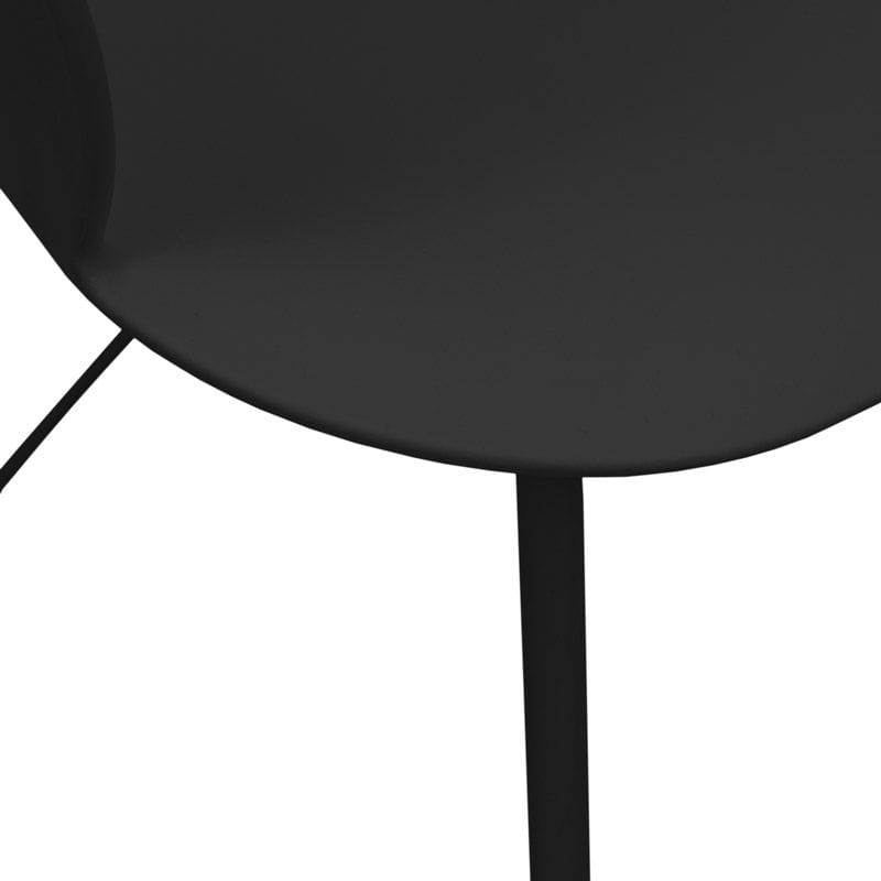 NOWOCZESNE KRZESŁO DO SALONU JADALNI KUCHNI CZARNE