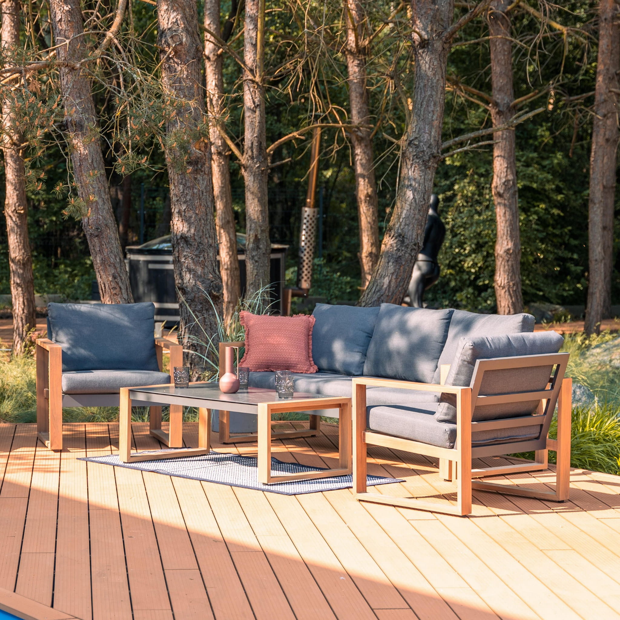 ZESTAW MEBLI OGRODOWYCH DUISBURG CS DLA 5 OSÓB