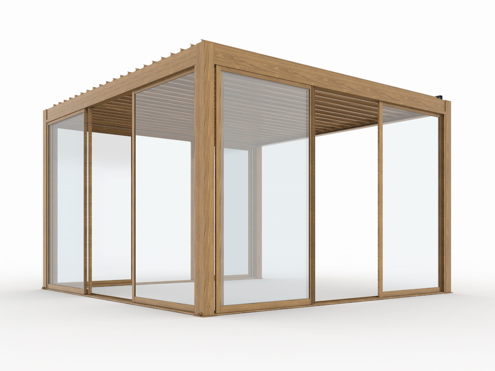 DRZWI PRZESUWNE SZKLANE LUXE 3M KOLOR DREWNA