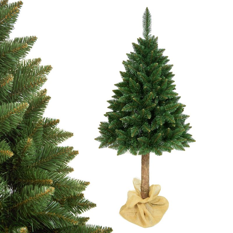CHOINKA NA PNIU 160 CM SOSNA GÓRSKA PREMIUM JAK ŻYWA ŚWIĄTECZNA