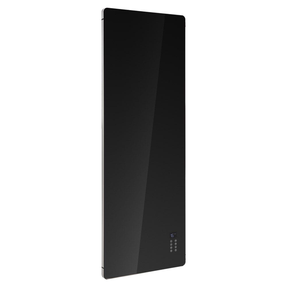 GRZEJNIK KONWEKTOROWY SZKLANY GH-08 Z WYŚWIETLACZEM LCD CZARNY