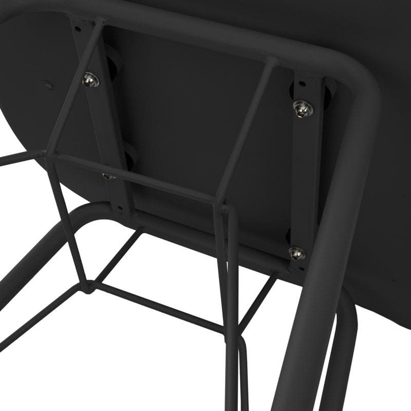 NOWOCZESNE KRZESŁO DO SALONU JADALNI KUCHNI CZARNE