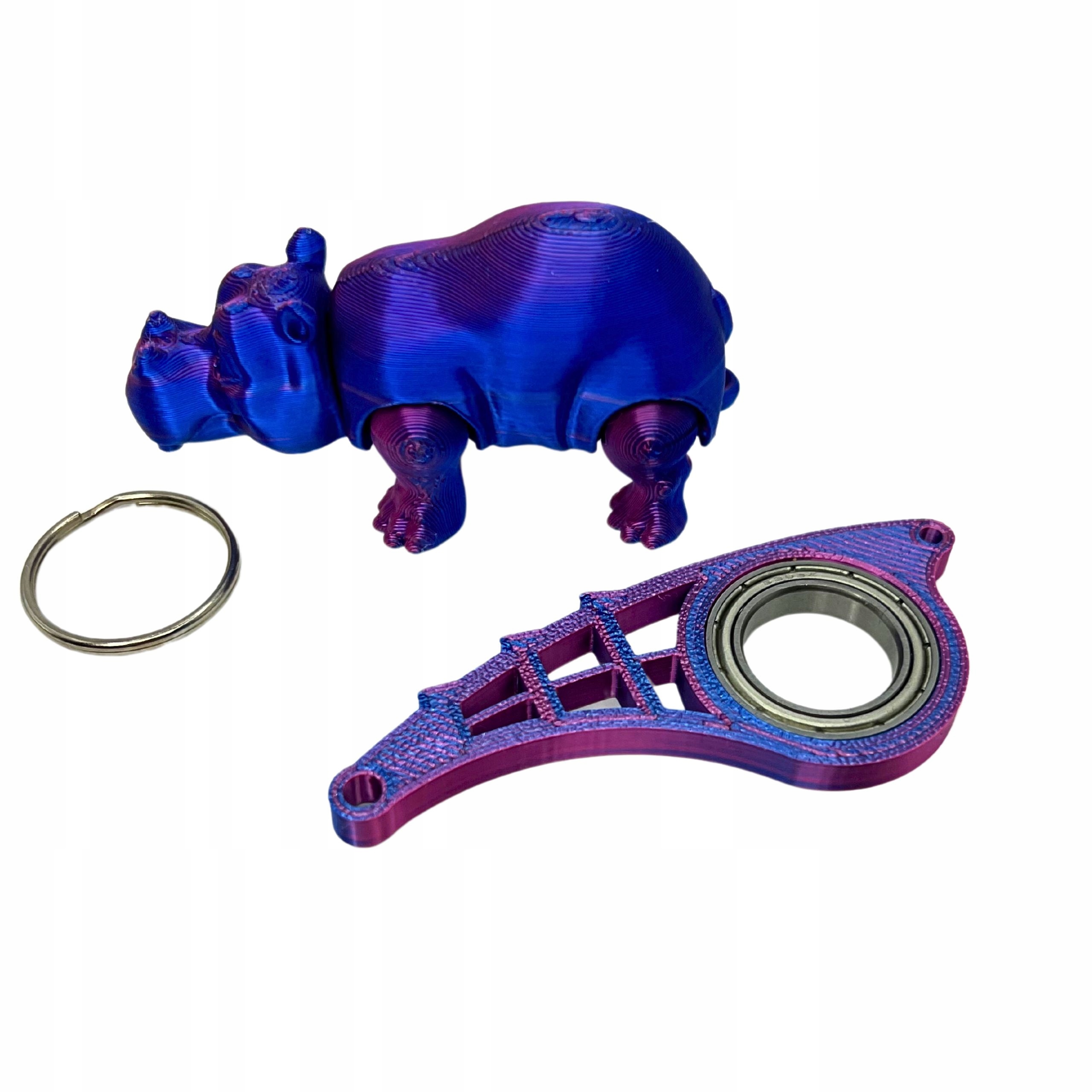 Brelok do kluczy Keyrambit Keyspinner zestaw Hipo kolor Midnight TIKTOK