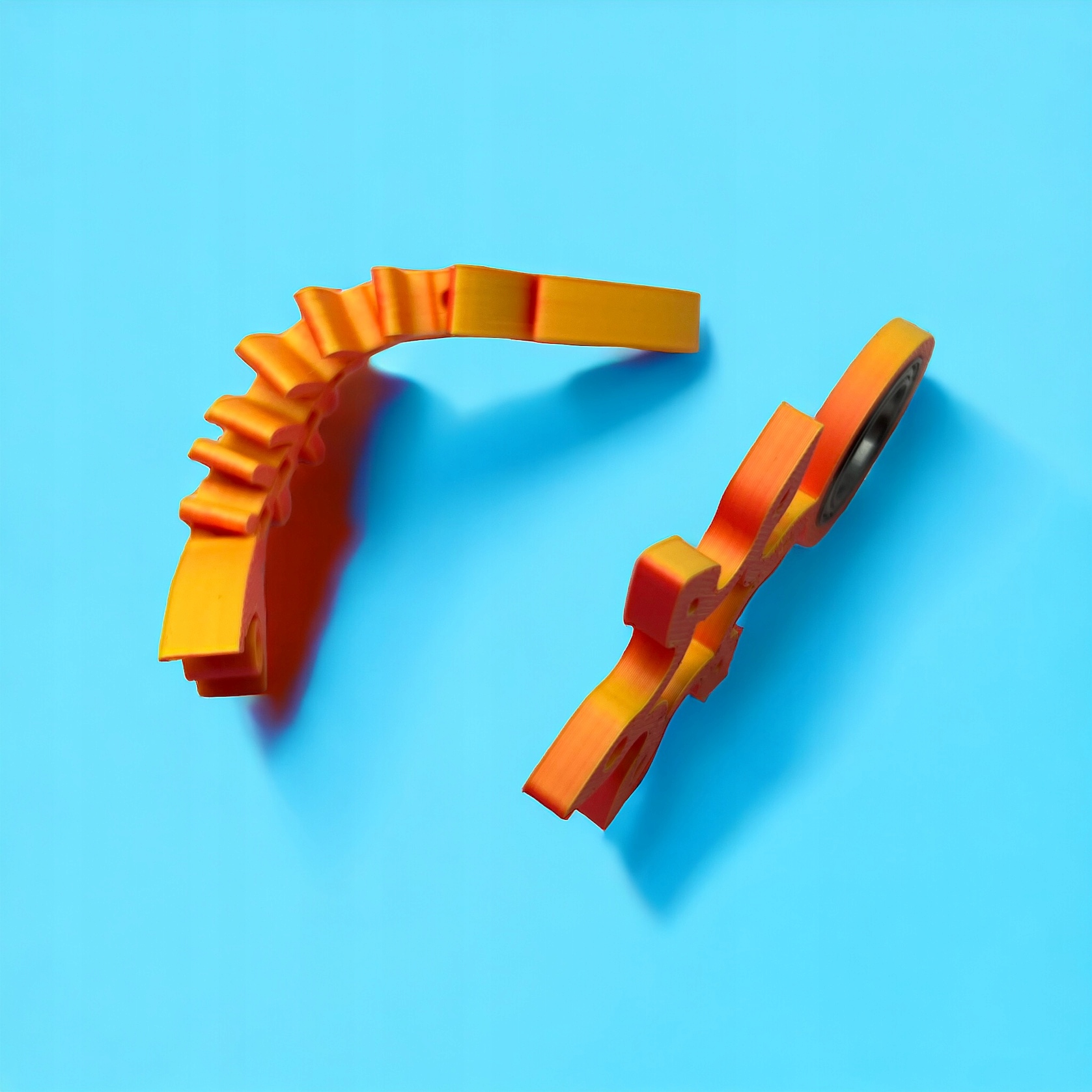 KEYSPINNER BRELOK GWIAZDA SAMURAJA + FLEXI REKIN NEON PREZENT NA MIKOŁAJKI
