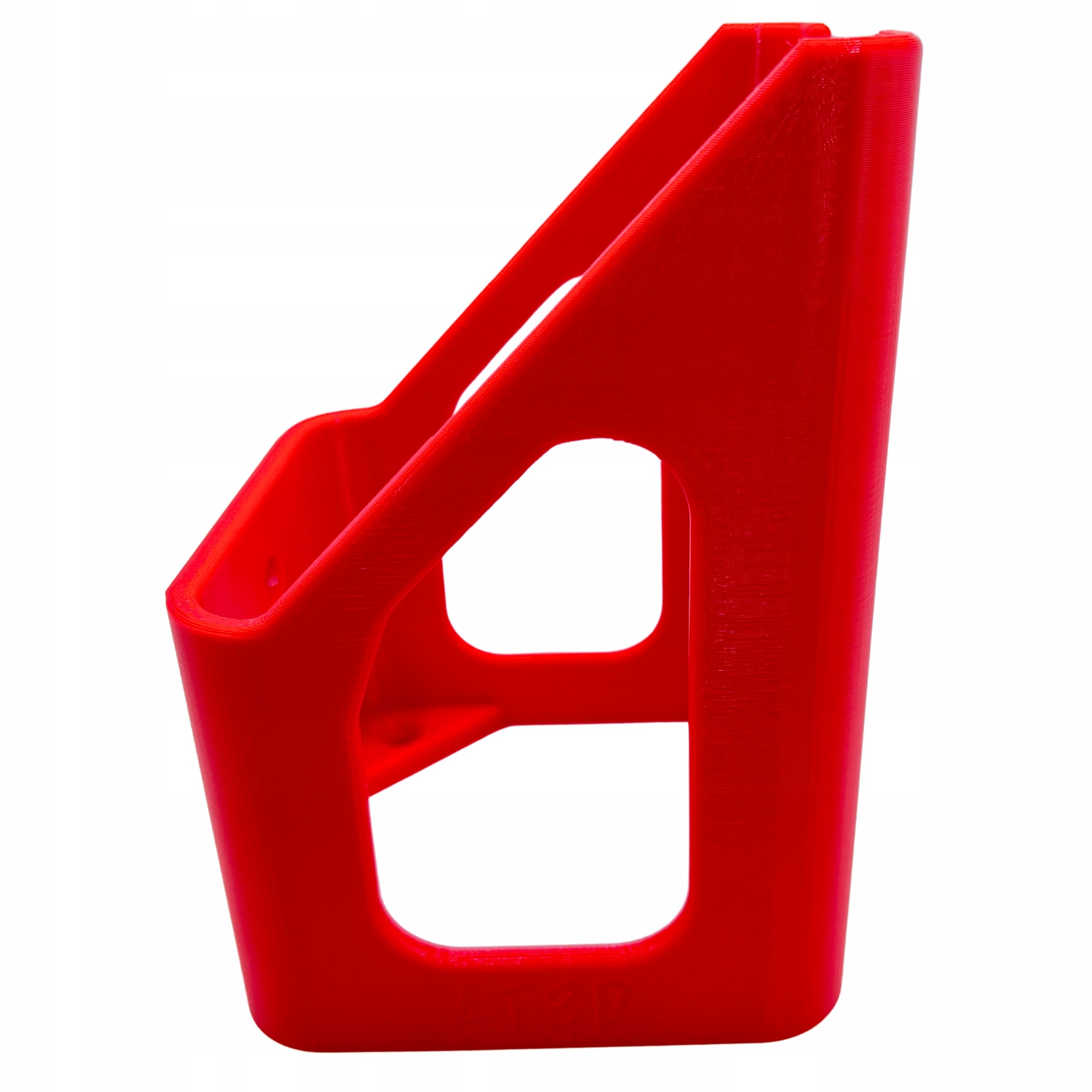 Uniwersalny mocny czerwony uchwyt na dmuchawę wkrętarkę otwór 80x80 mm