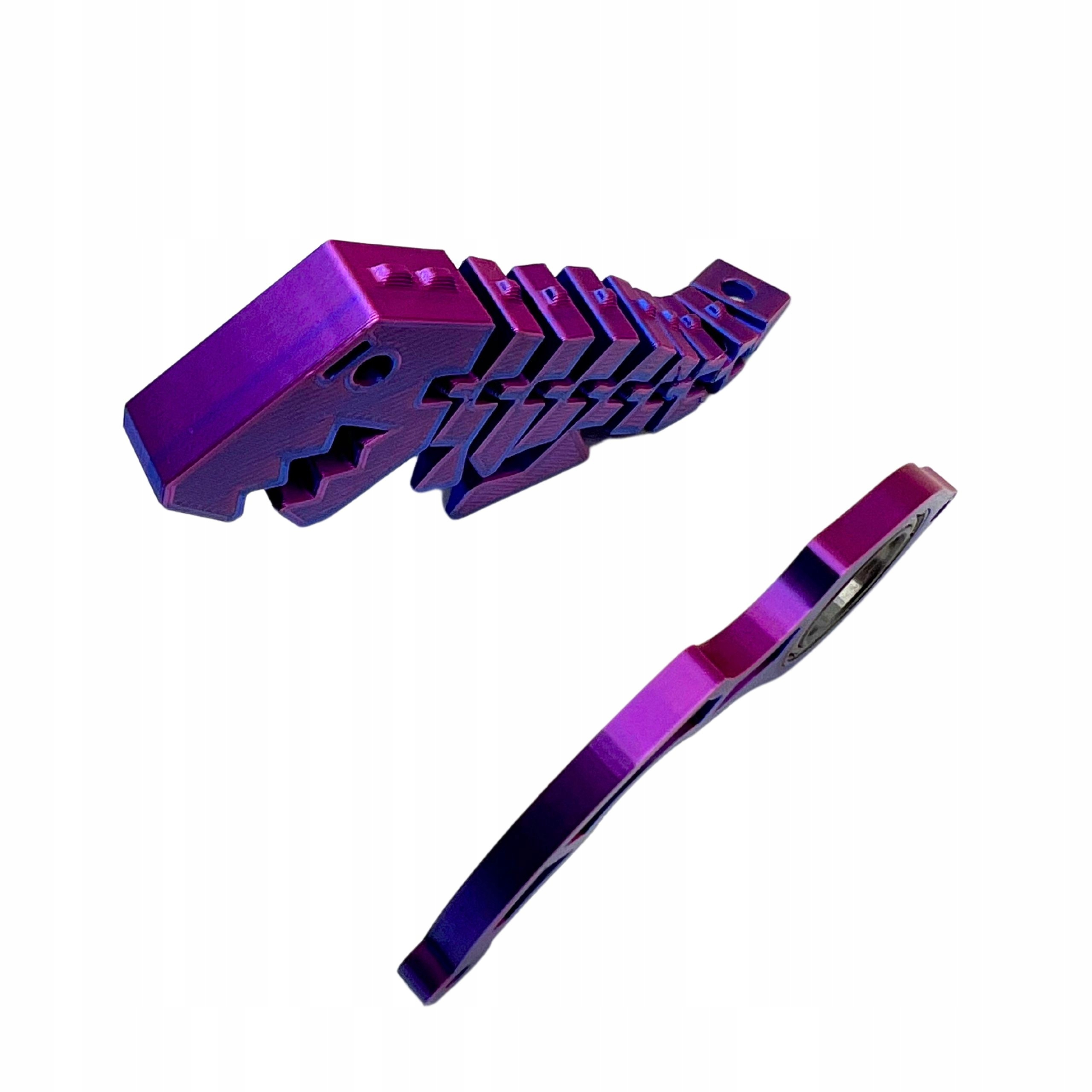 KEYSPINNER KEYRAMBIT BRELOK DO KLUCZY Zestaw + Dino TIKTOK KOLOR MIDNIGHT