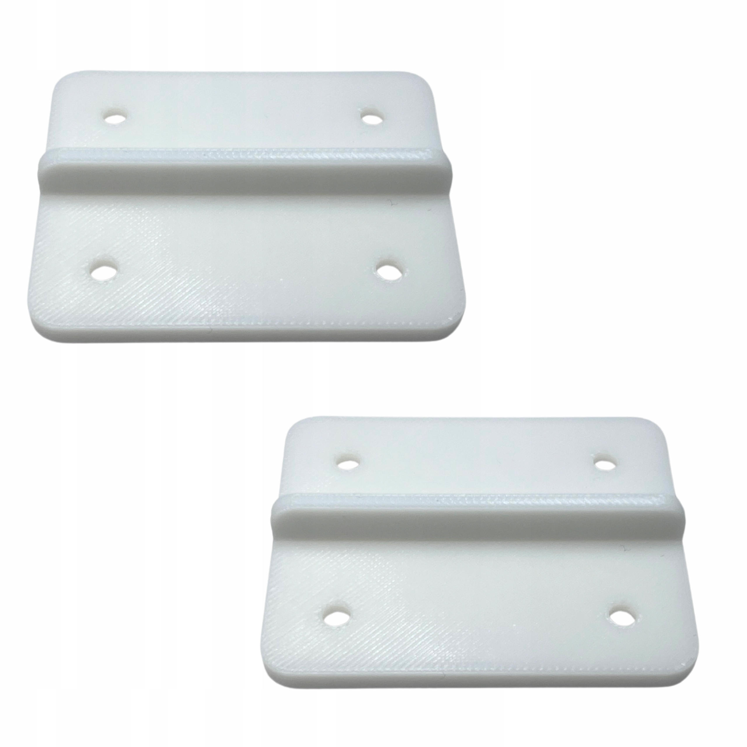 Łącznik do frontów meblowych dystans 3 mm przymiar meblowy Biały