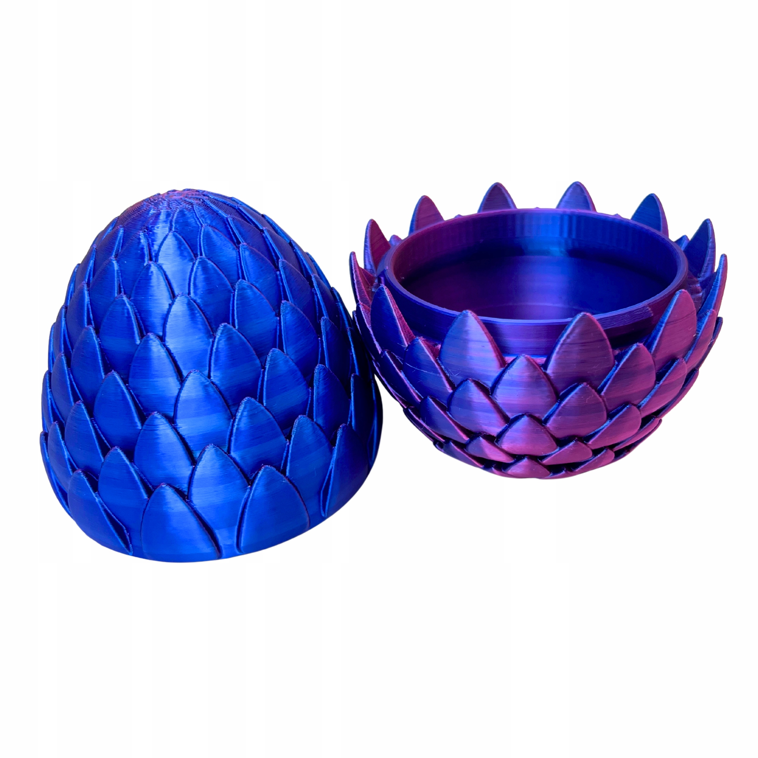 Smocze jajo 13 cm midnight druk 3d otwierane pojemnik figurka fantasy Box