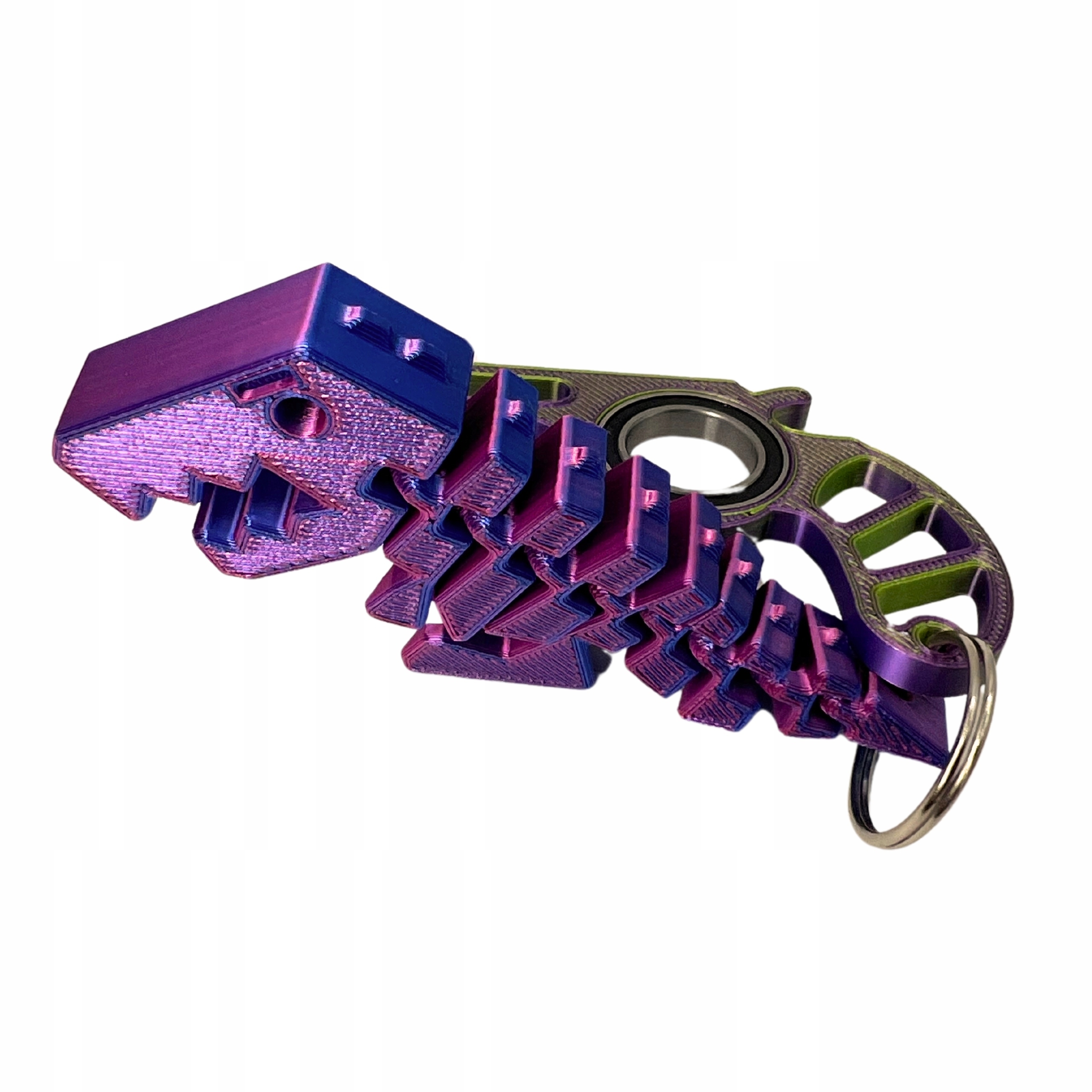Keyrambit KEYSPINNER BRELOK + FLEXI REX DINO ZESTAW KOLOR Midnight GOBLIN