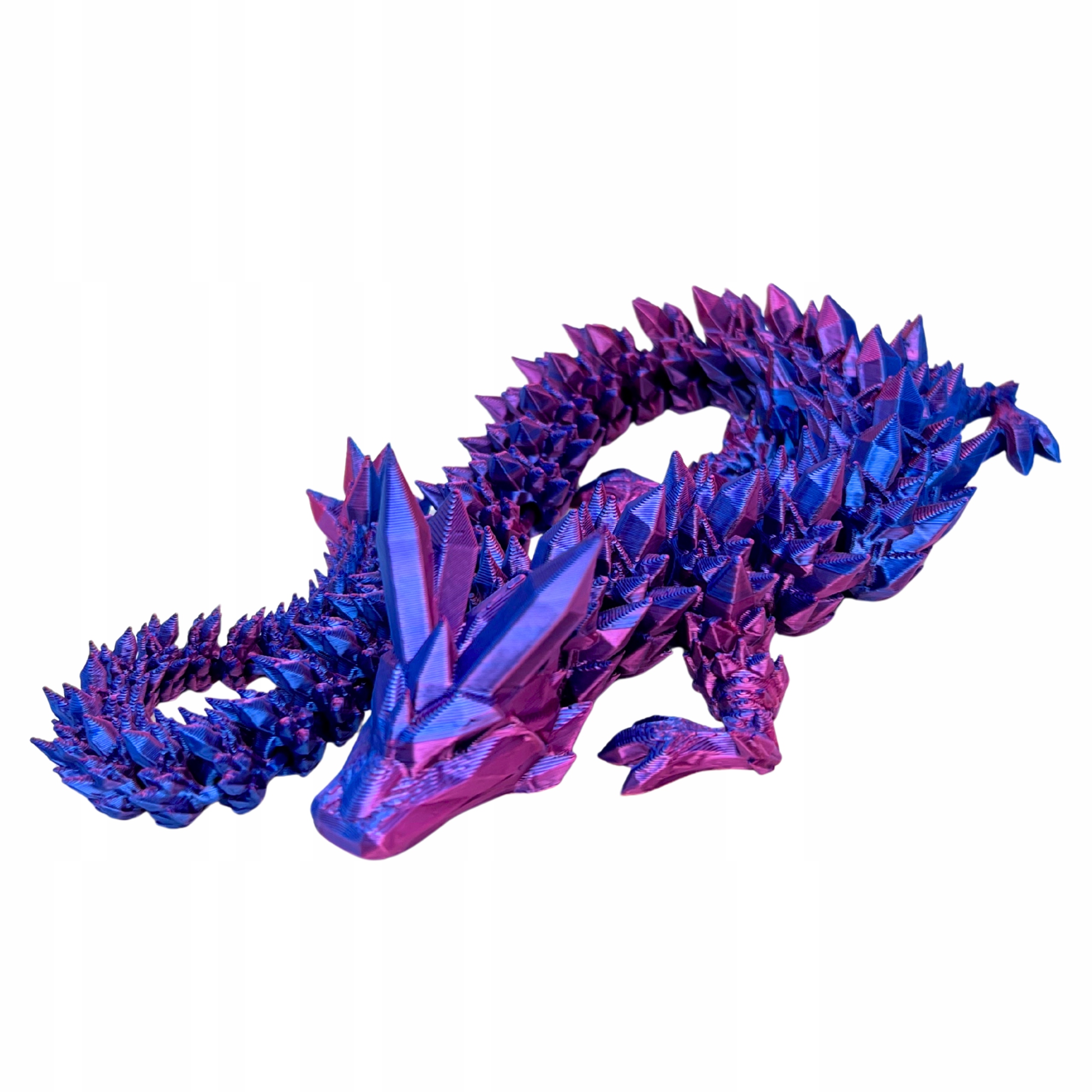 Kryształowy smok crystal dragon figurka 3d ruchoma 39 cm midnight Prezent