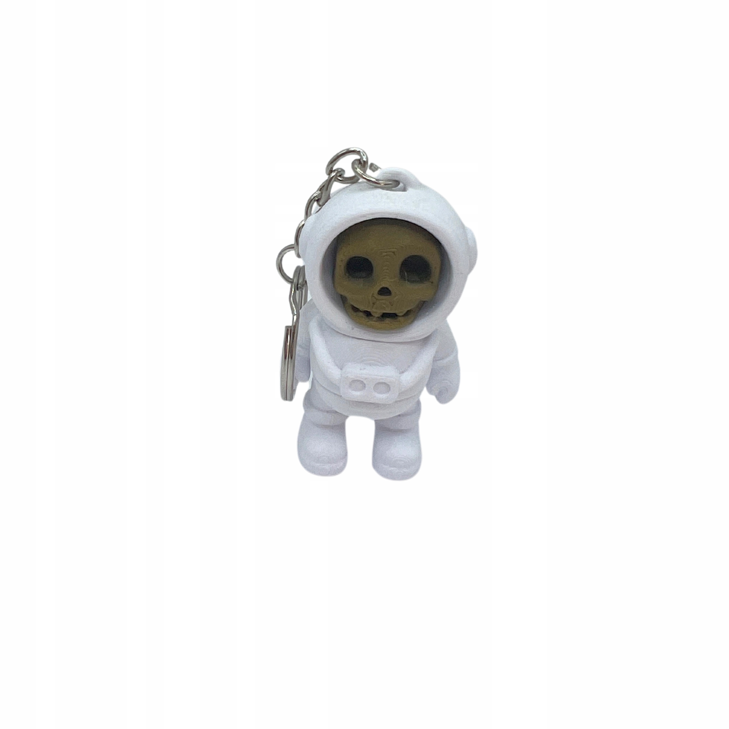 BRELOK DO KLUCZY BRELOCZEK MINI ASTRONAUTA SZKIELETOR 3D JAKOSĆ PREZENT
