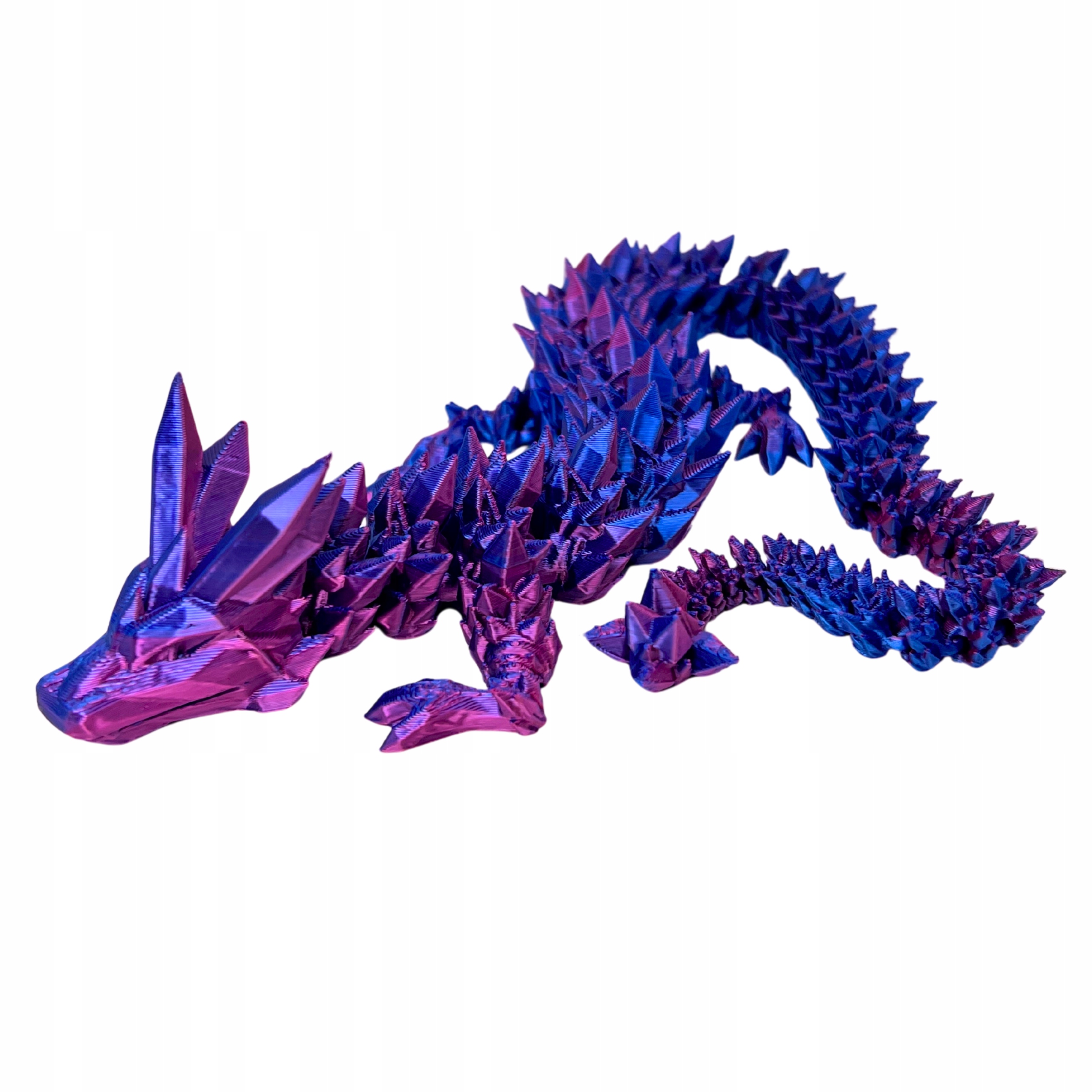 Kryształowy smok crystal dragon figurka 3d ruchoma 39 cm midnight Prezent