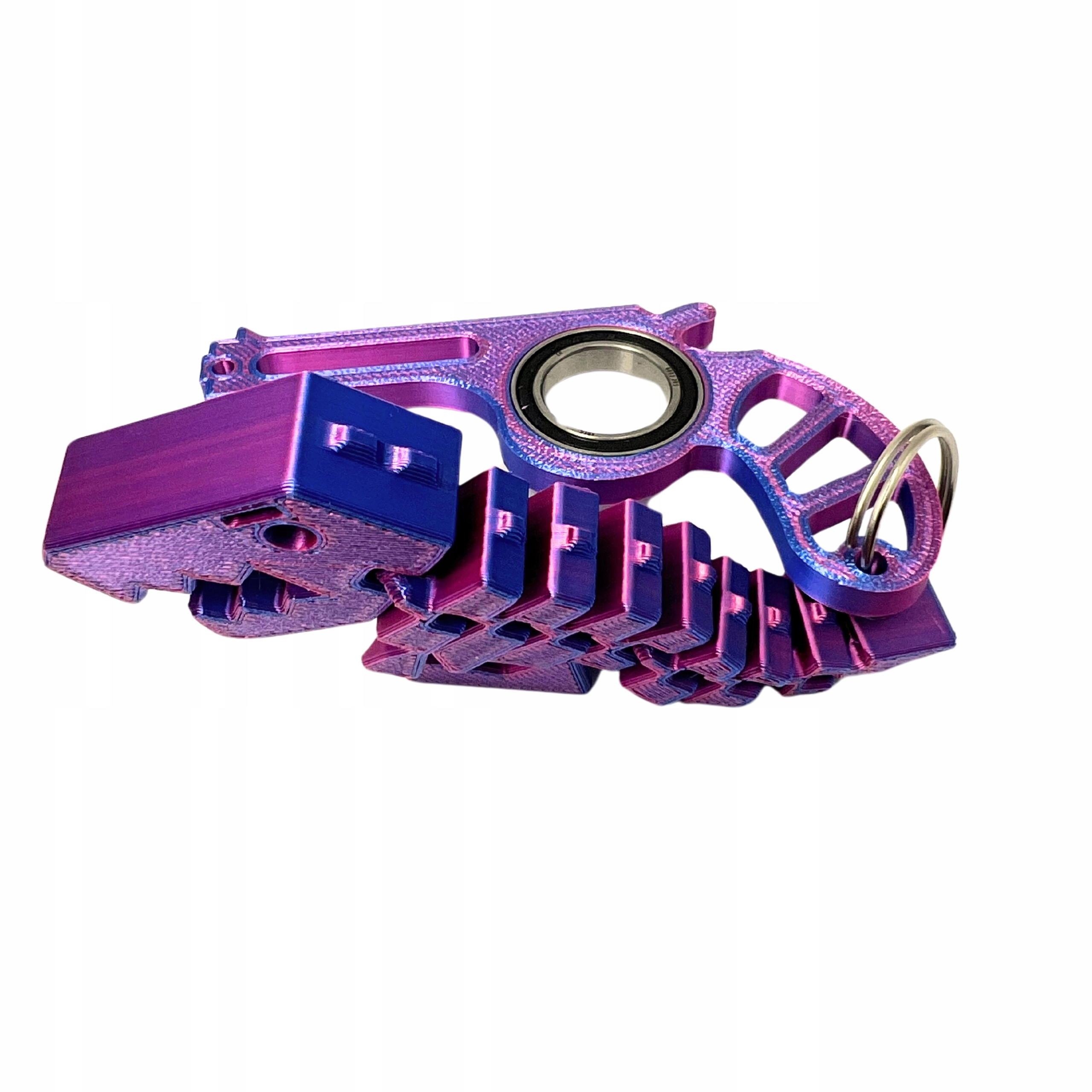 Keyrambit KEYSPINNER BRELOK + FLEXI REX DINO ZESTAW KOLOR Midnight City