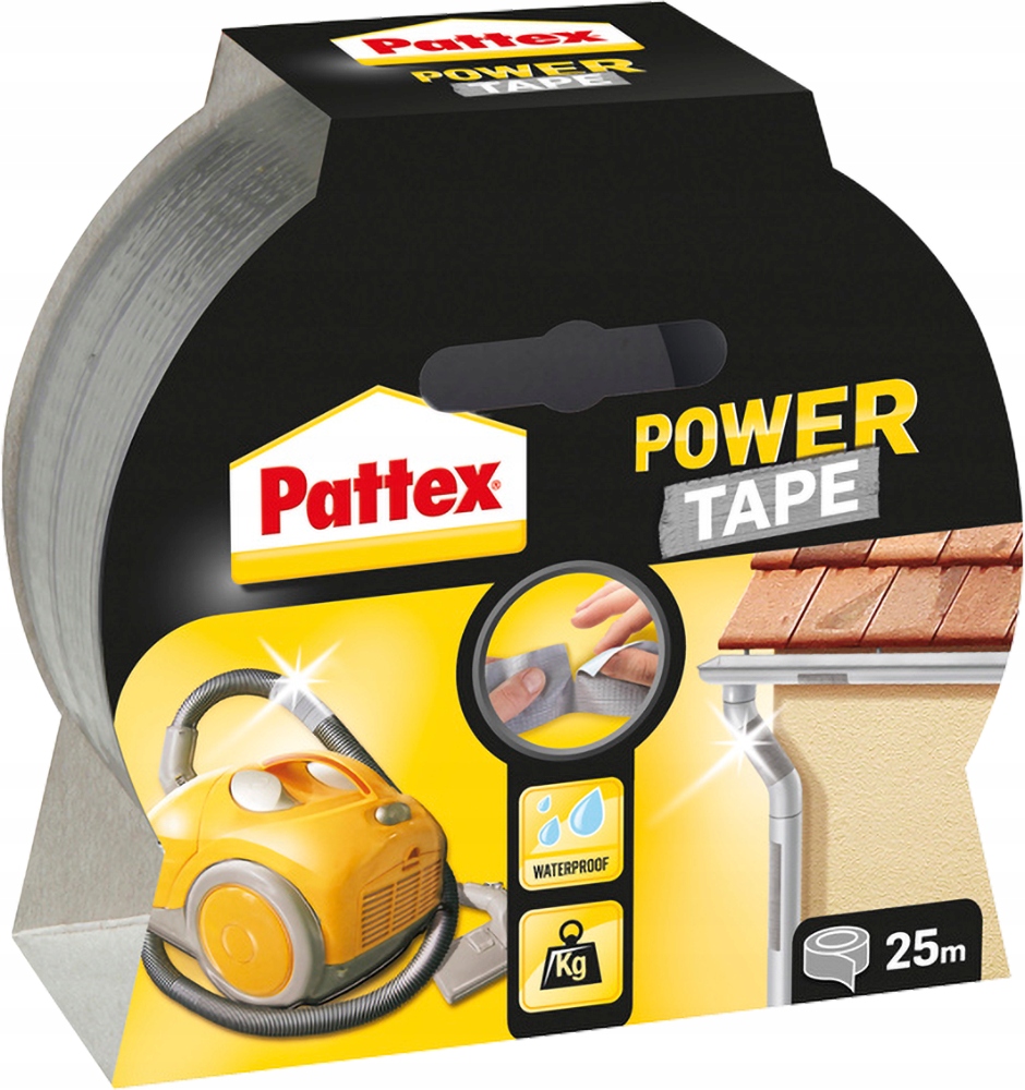 Taśma Klejąca Naprawcza Pattex Power 48mm x 10m Srebrna Mocna Duct Tape