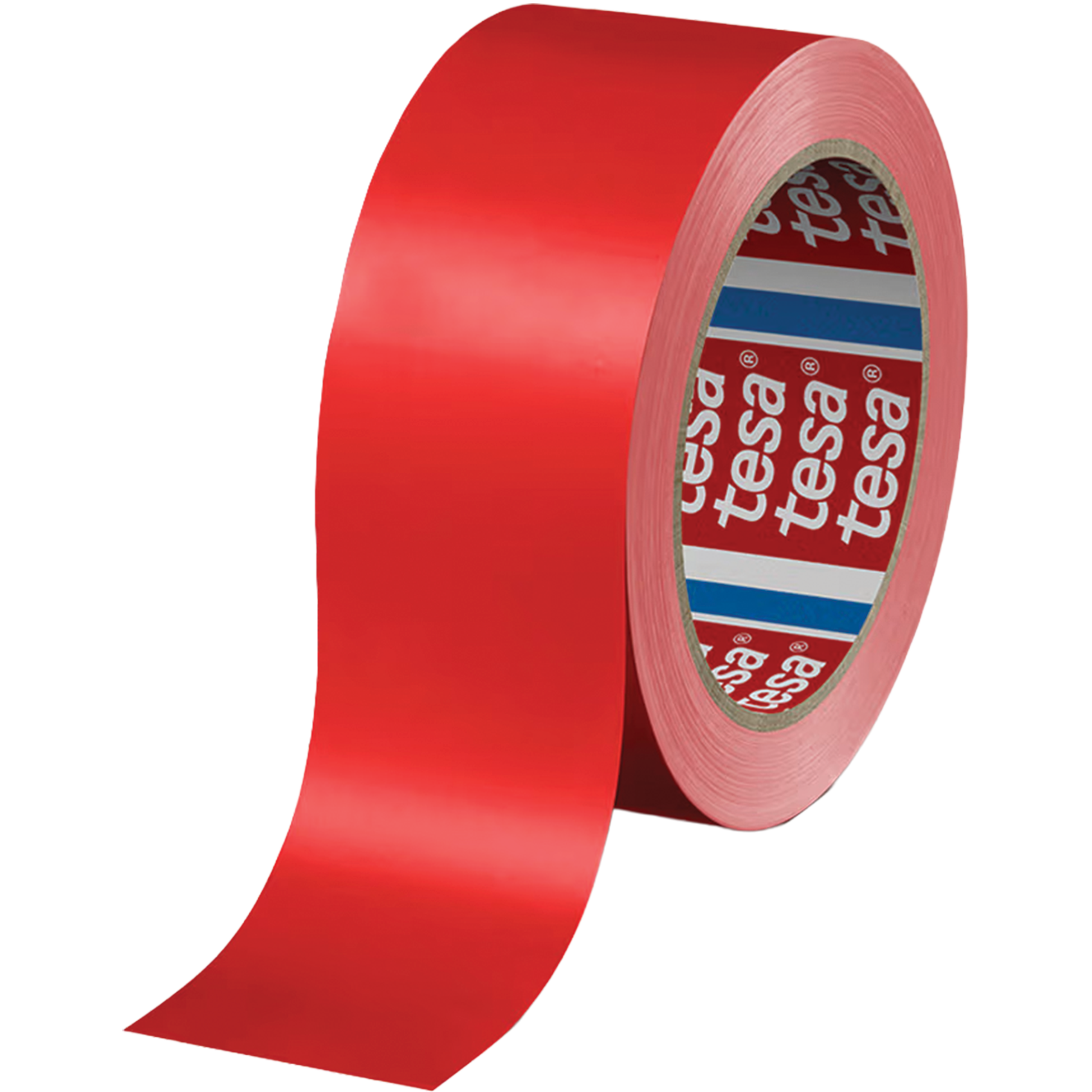 Taśma Klejąca Pakowa Tesa 60404 PVC SPVC Kauczuk 50mm x 66m Mocna Czerwona