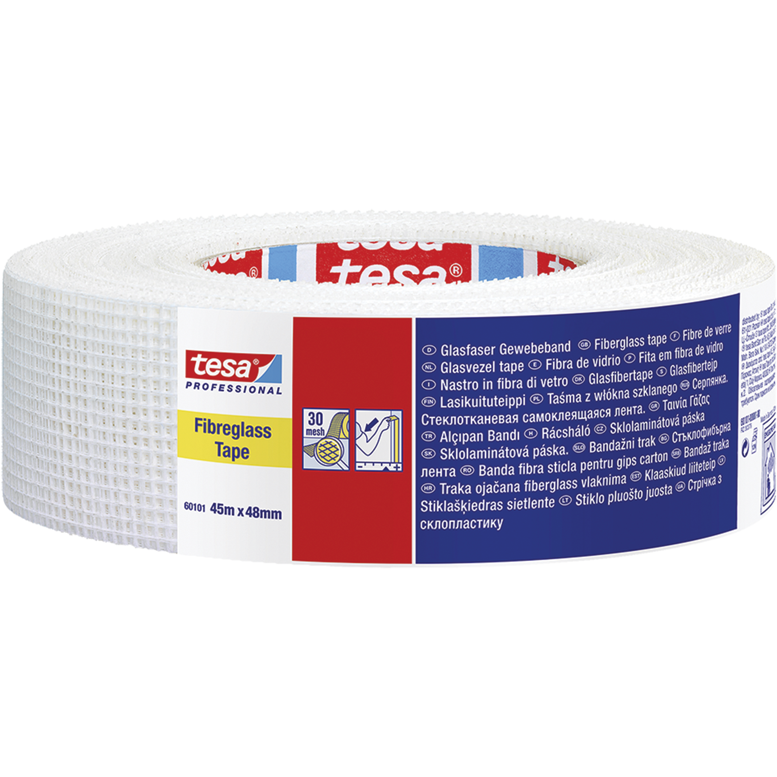 Taśma Łączeniowa Do Karton Gipsu Tesa Siatka Do Płyt GK 45m x 48mm