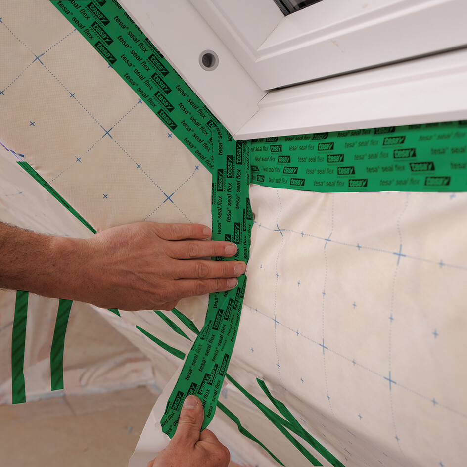 Taśma Uszczelniająca Tesa Do Membran Folii Paroizolacyjnej Mocna 50mm x 25m