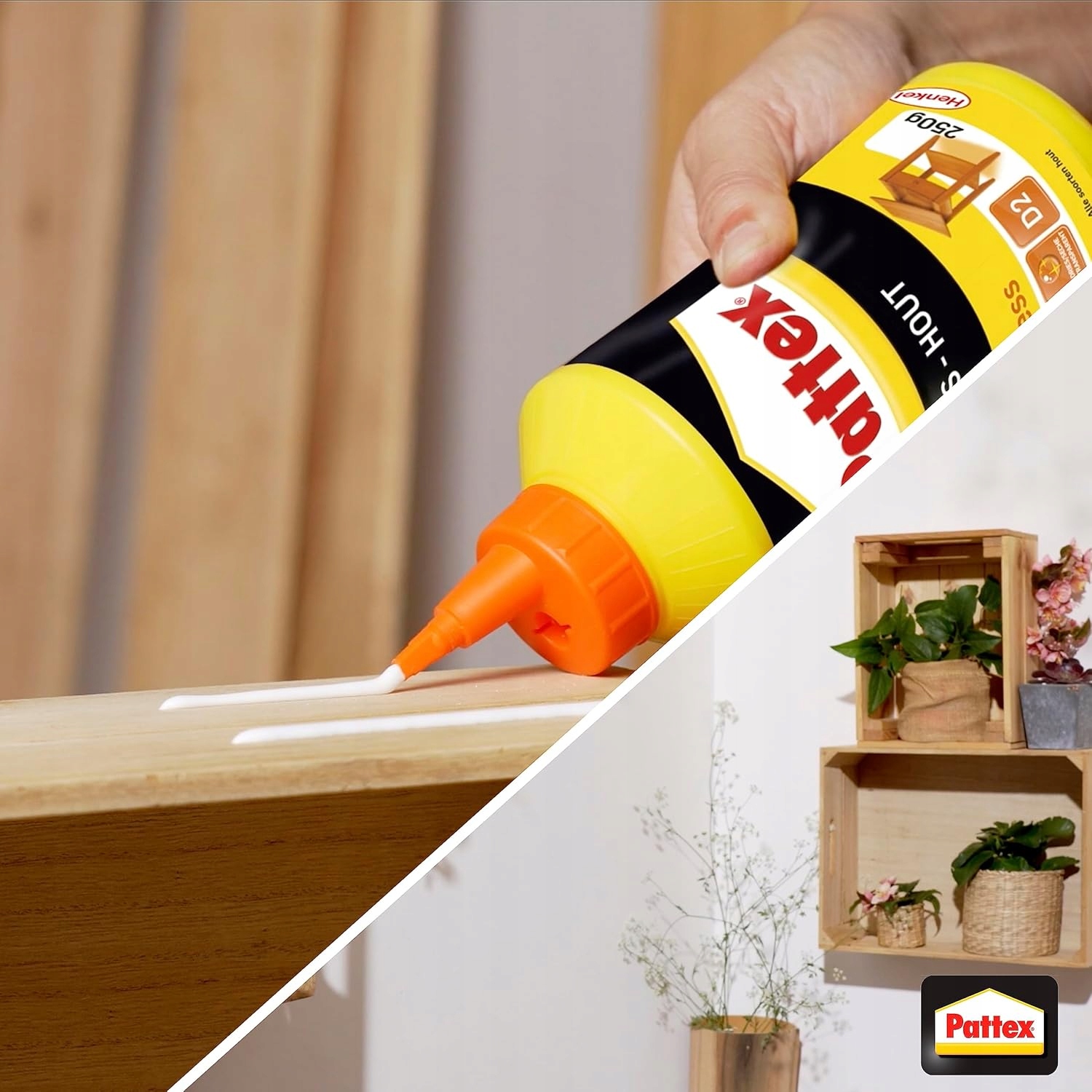 Pattex Klej Do Drewna Express Szybkoschnący Szybkowiążący 75 ml Bezbarwny