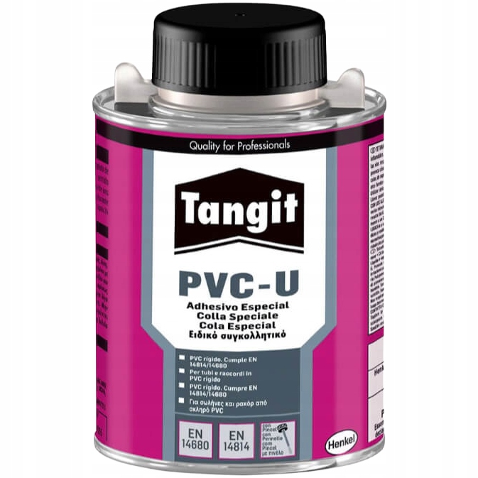 Klej Specjalistyczny Do Instalacji Rur PVC Tangit z Pędzelkiem 250 g