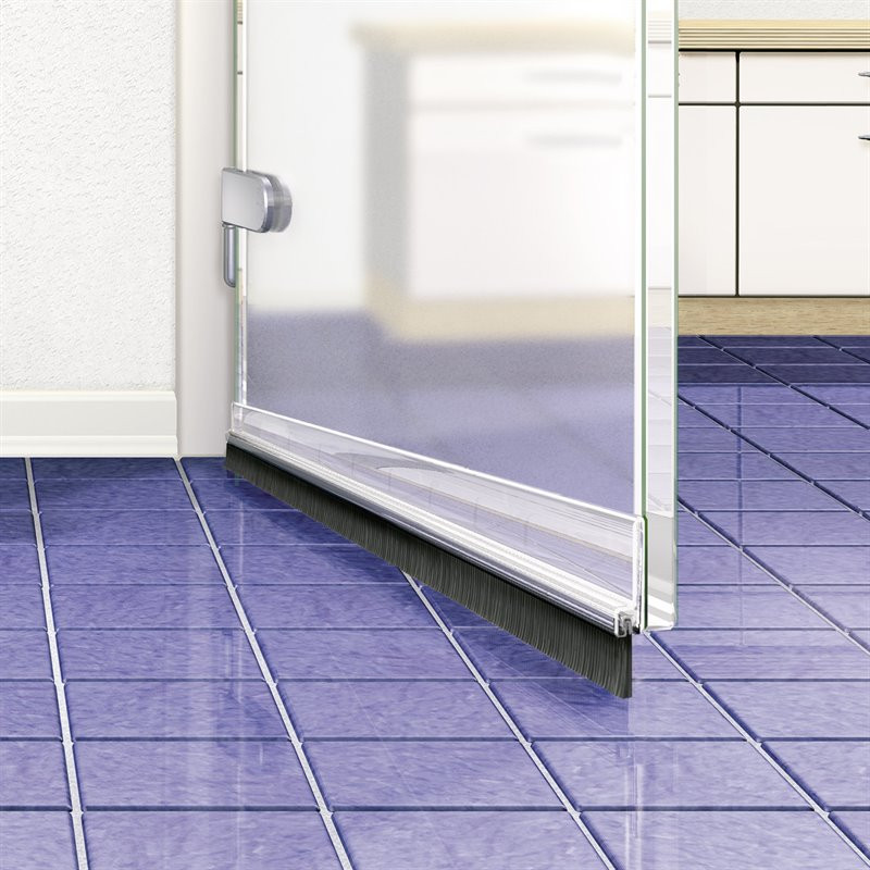 Uszczelka Samoprzylepna Do Drzwi Tesa Szczotkowa 37 mm x 1 m Przezroczysta