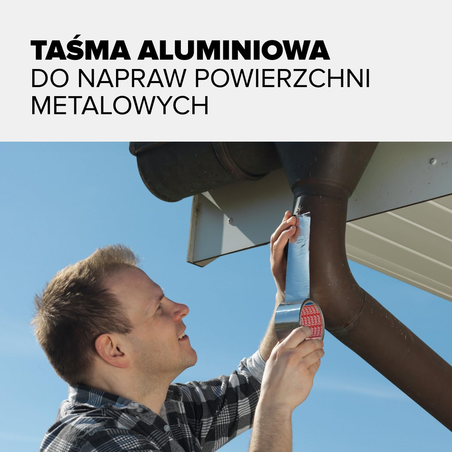 Taśma Aluminiowa Naprawcza Uszczelniająca Tesa Wodoodporna 50 mm x 10 m