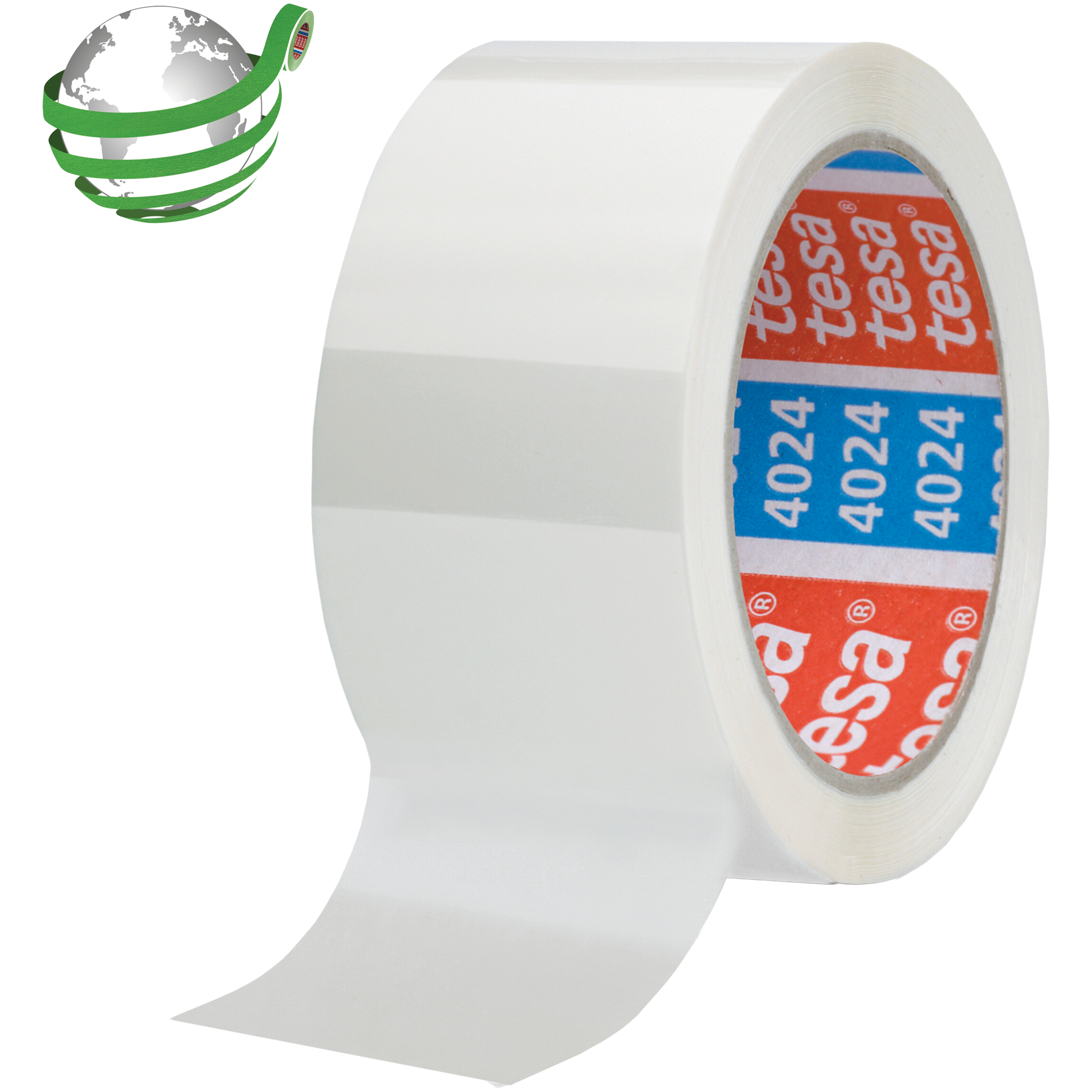 Taśma Klejąca Pakowa Tesa 4024 Akrylowa 50mm x 66m Mocna Biała Akryl