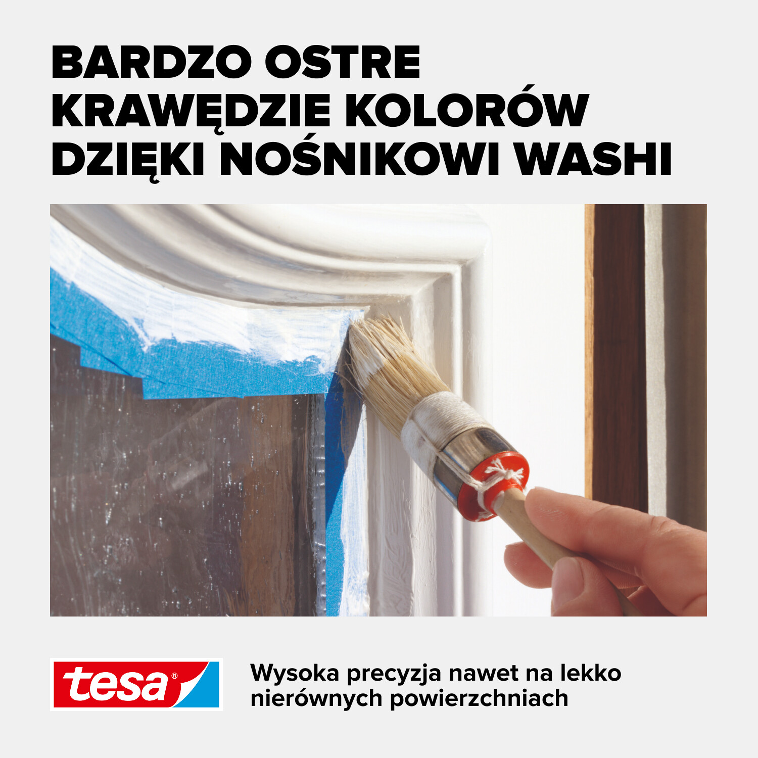 Taśma Malarska Papierowa Maskująca Tesa UV Outdoor 25 mm x 25 m Niebieska