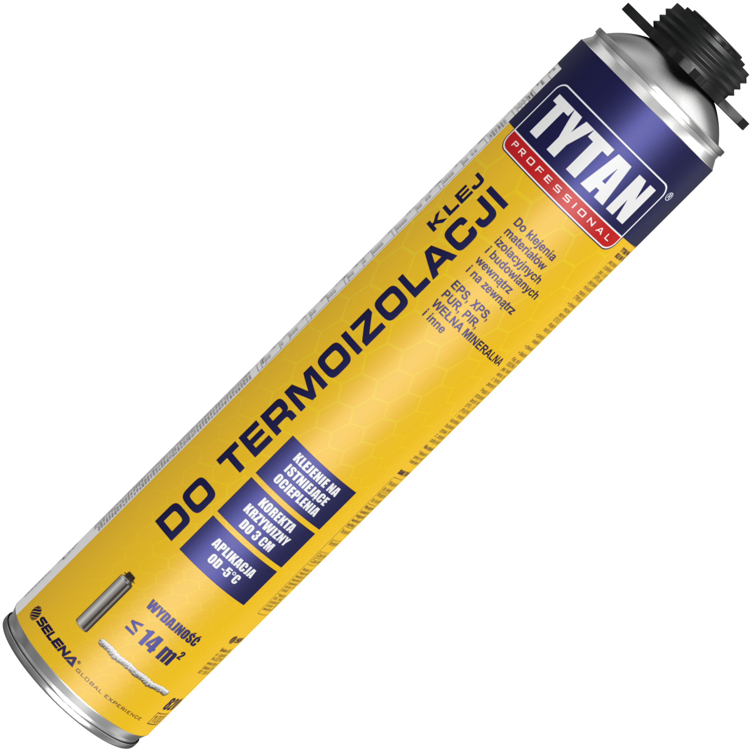 Pianoklej Do Termoizolacji Tytan Klej Poliuretanowy PU Szary 820 ml