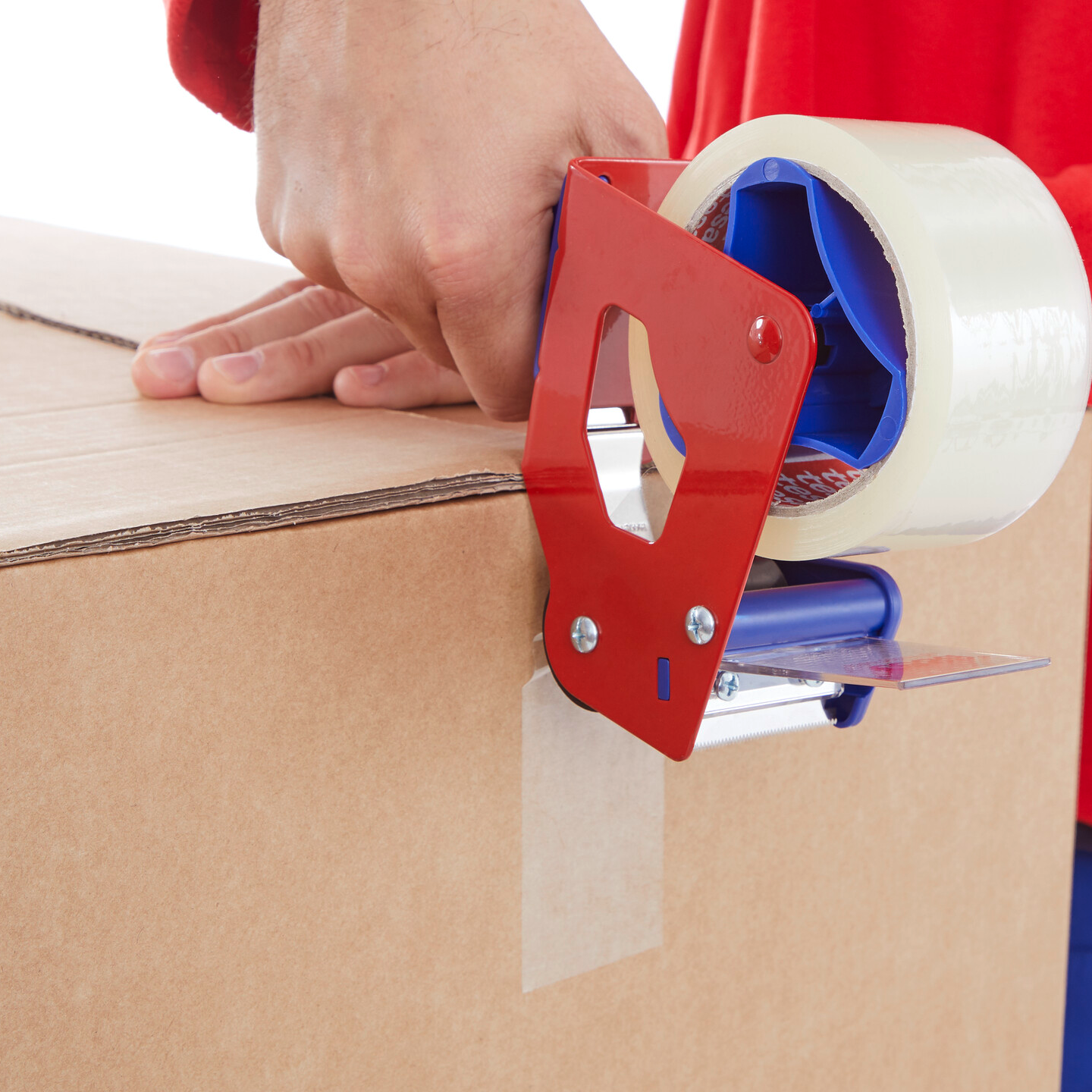 Taśma Klejąca Pakowa Tesa 4024 Akrylowa 50mm x 66m Mocna Biała Akryl