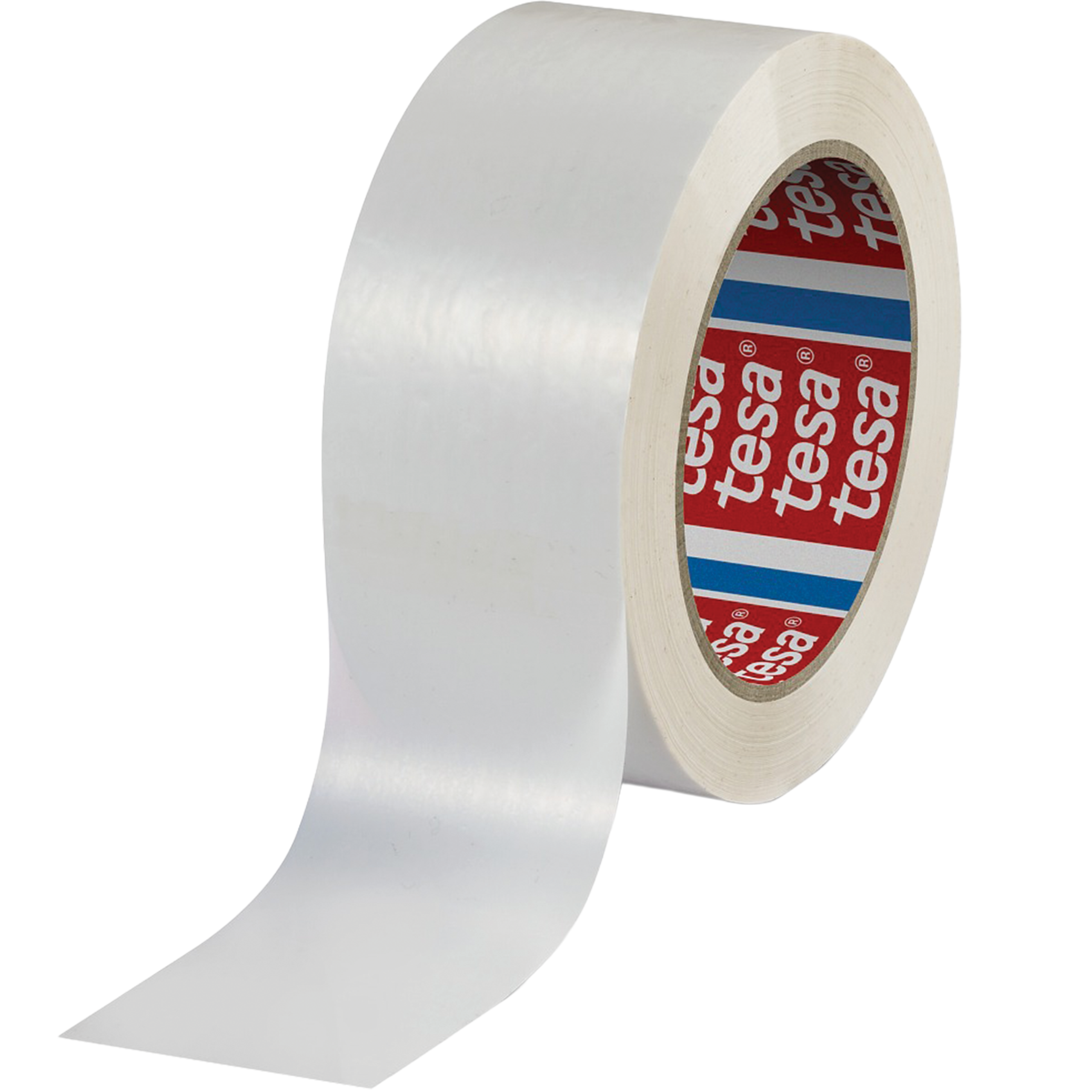 Taśma Klejąca Pakowa Tesa Kauczuk 48 mm x 66 m Mocna Biała Solvent