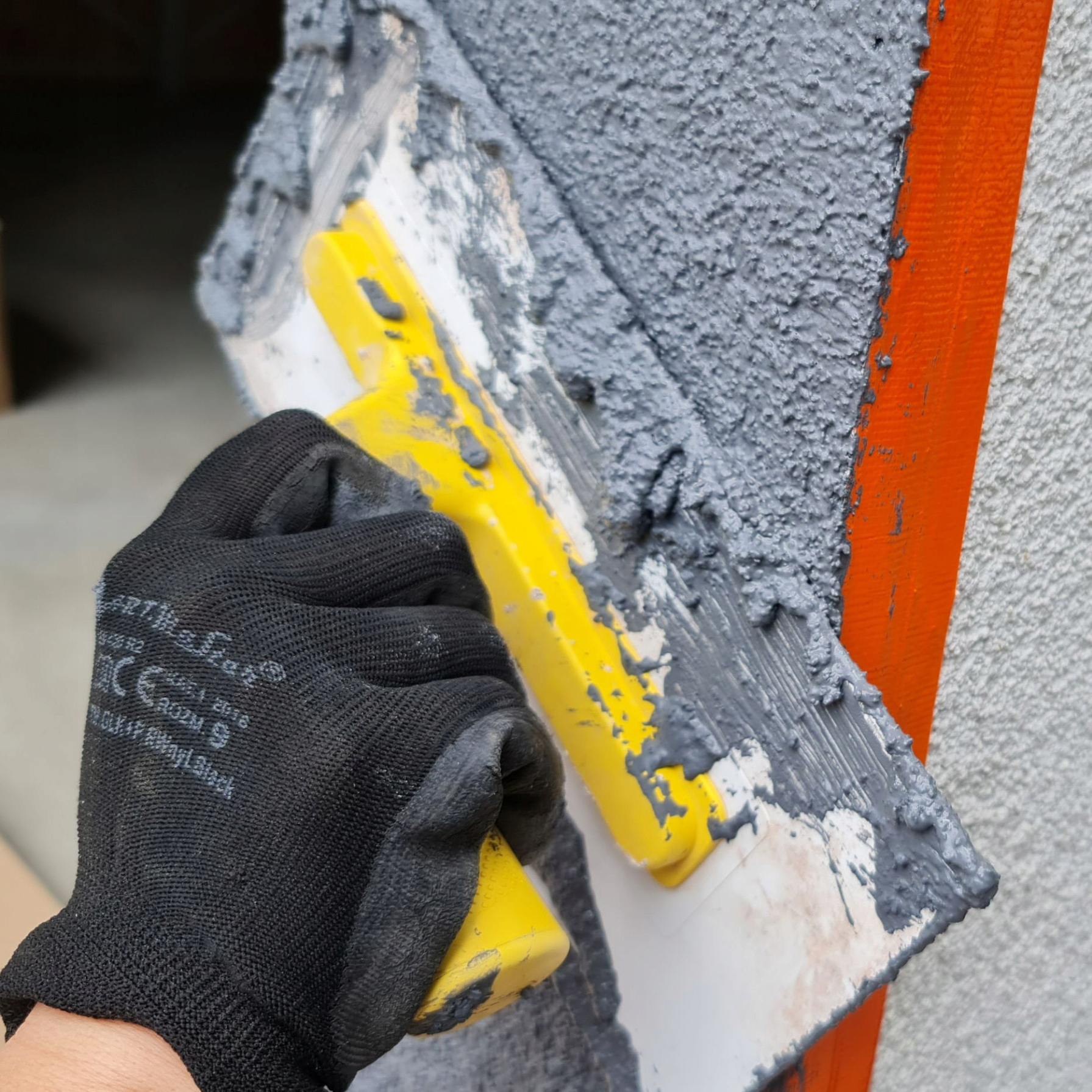 Taśma Tynkarska Malarska Elewacyjna 48mm x 50m Mocna Budowlana Pomarańczowa