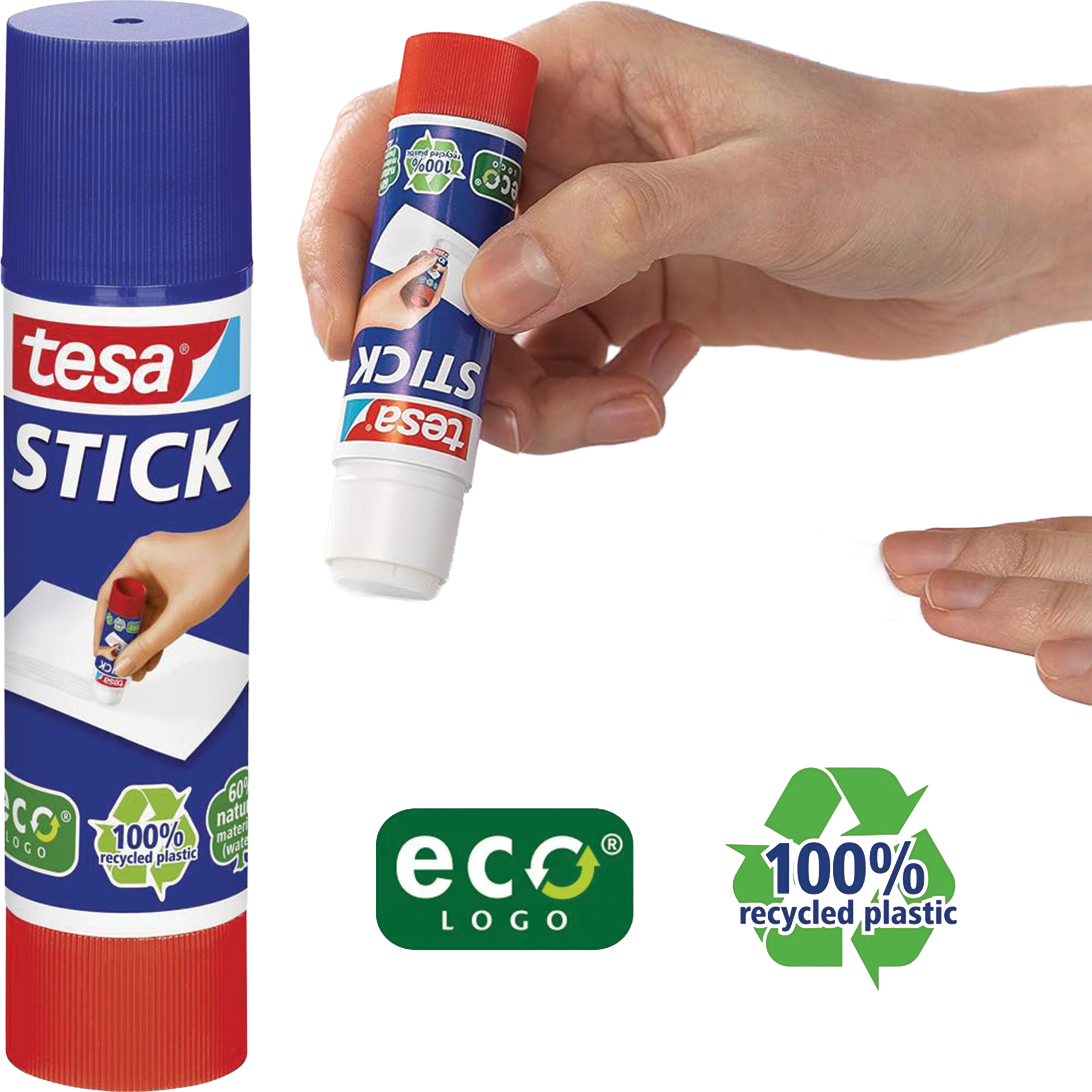 Klej W Sztyfcie Szkolny Biurowy Tesa Mocny Stick Glue Do Papieru 12 g