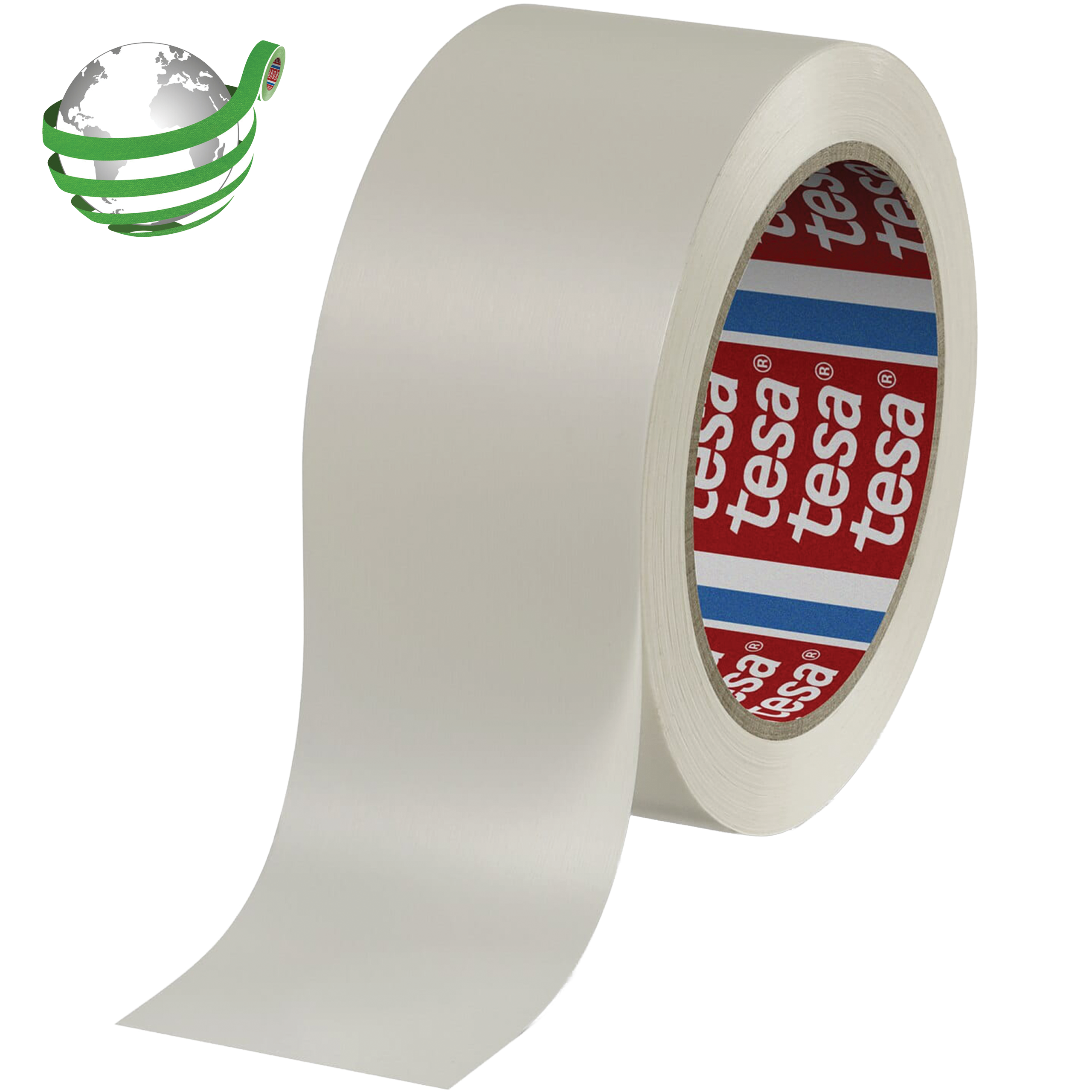 Taśma Klejąca Pakowa Papierowa Tesa Mocna Biała Do Pakowania 50mm x 50m