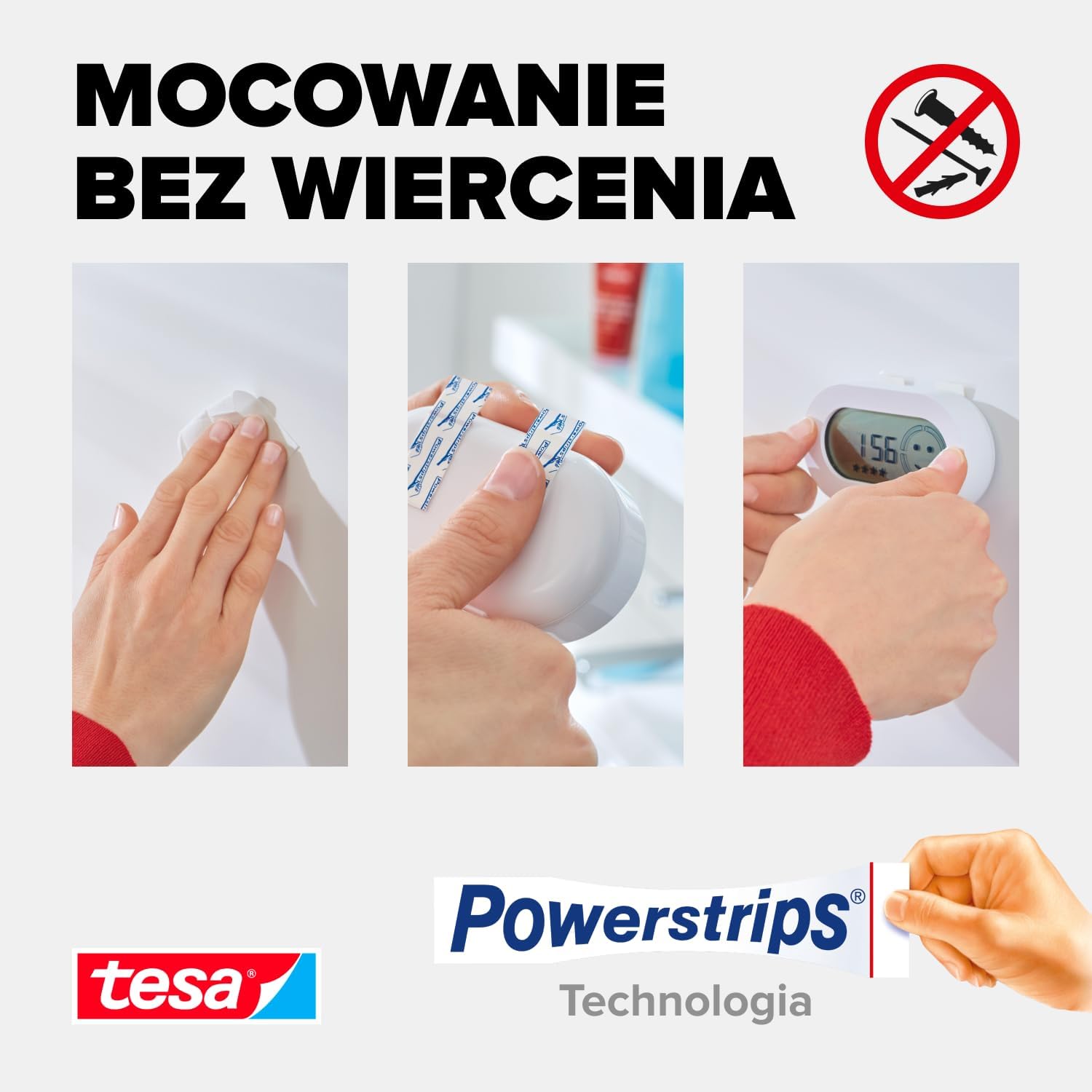 Plastry Montażowe Tesa Paski Samoprzylepne Do Ozdób Dekoracji 2 kg 10 szt