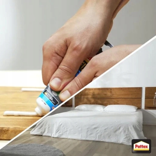 Klej Montażowy Uniwersalny Pattex Fix Super Wodoodporny Mocny Biały 50 ml