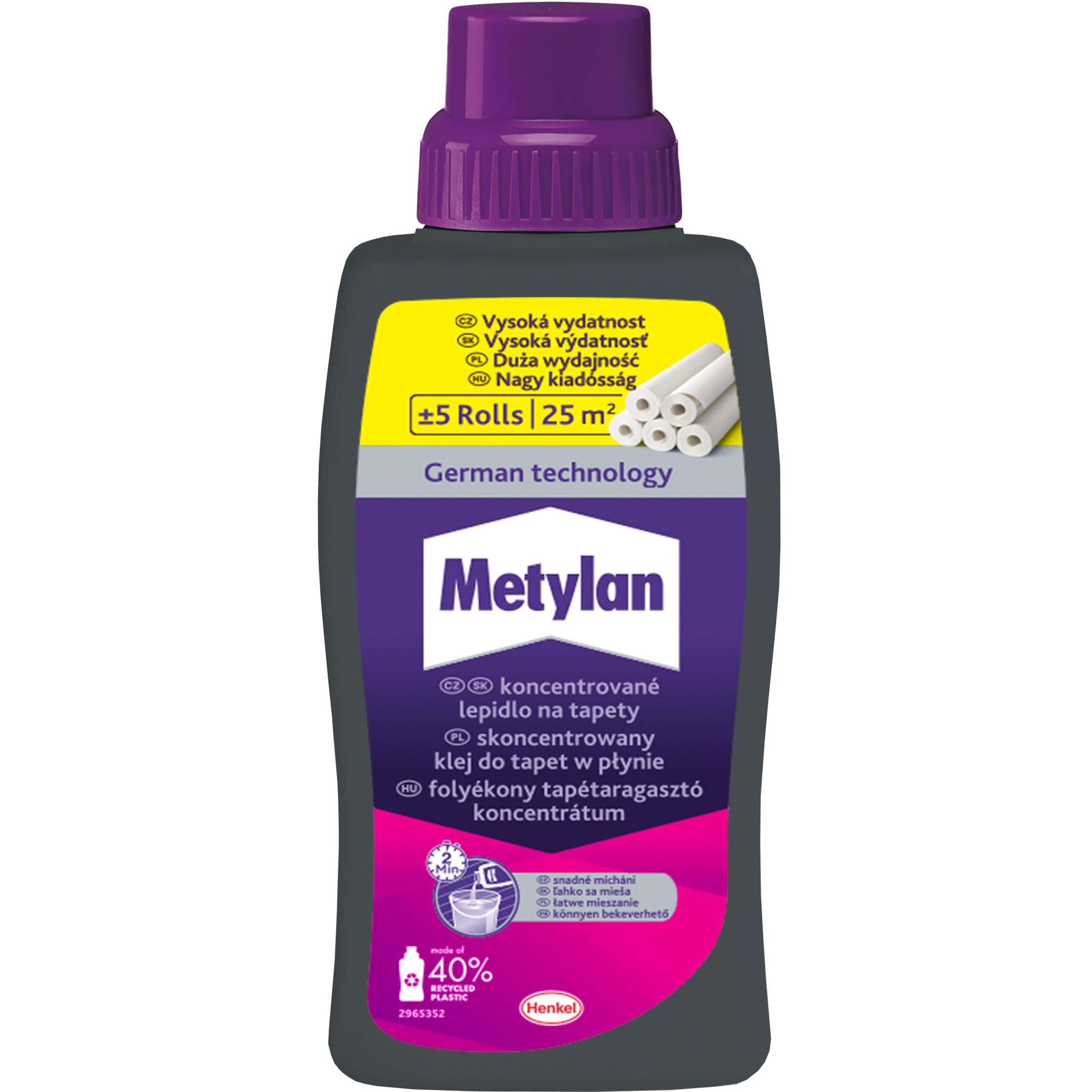 Klej Do Tapet Uniwersalny Metylan Liquid Do Każdego Rodzaju Tapety 500 ml