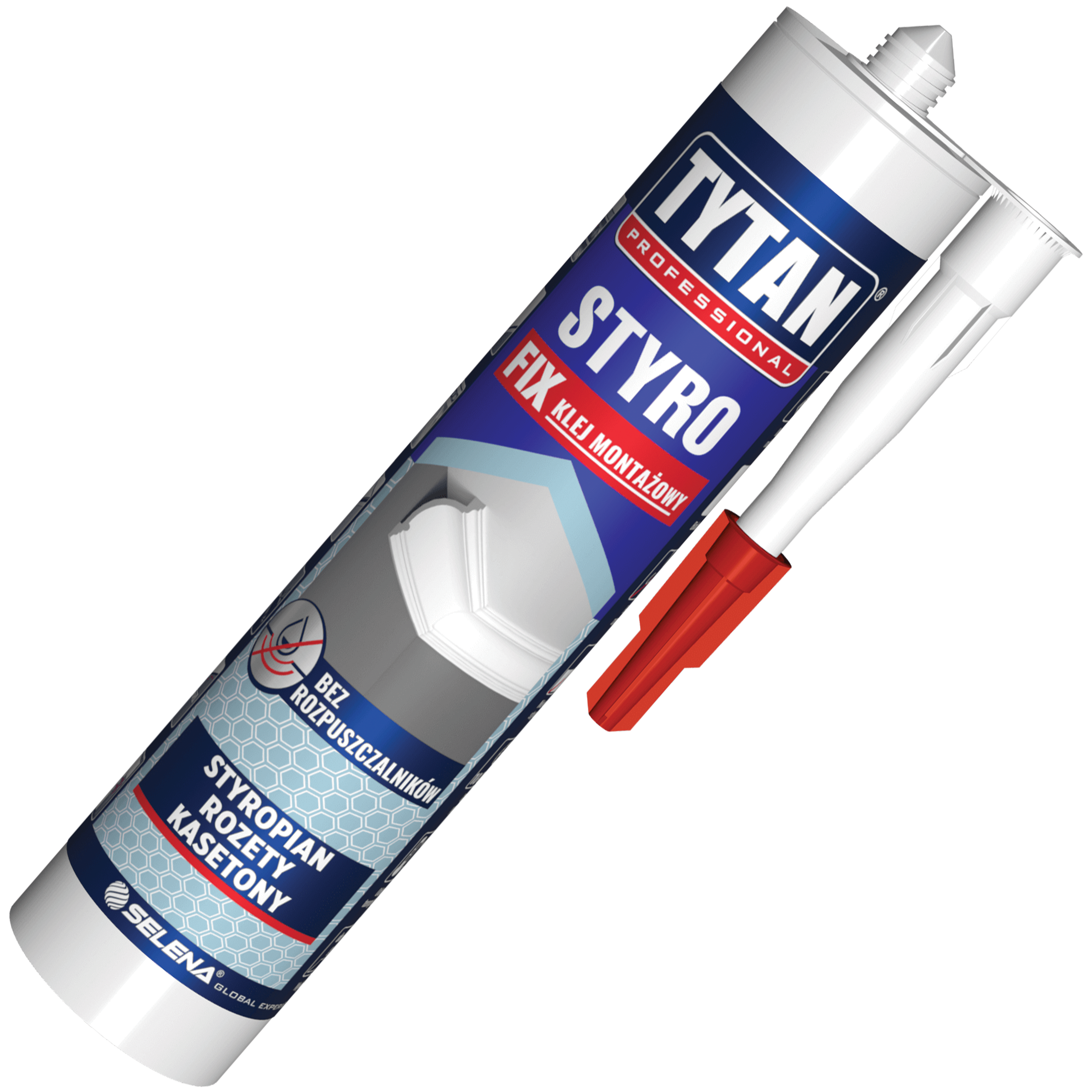 Klej Montażowy Do Styropianu Tytan Styro Fix Mocny Wydajny Biały 280ml